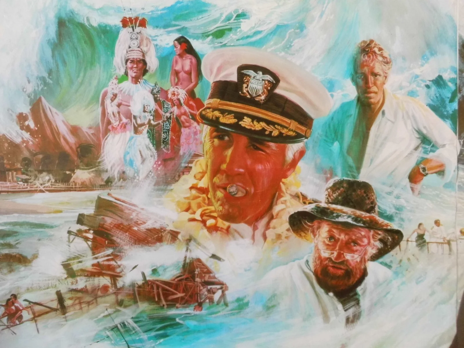 HURRICANE (1979) spectacular Thai 2-sheet poster MIA FARROW, JASON ROBARDS, изображение 2