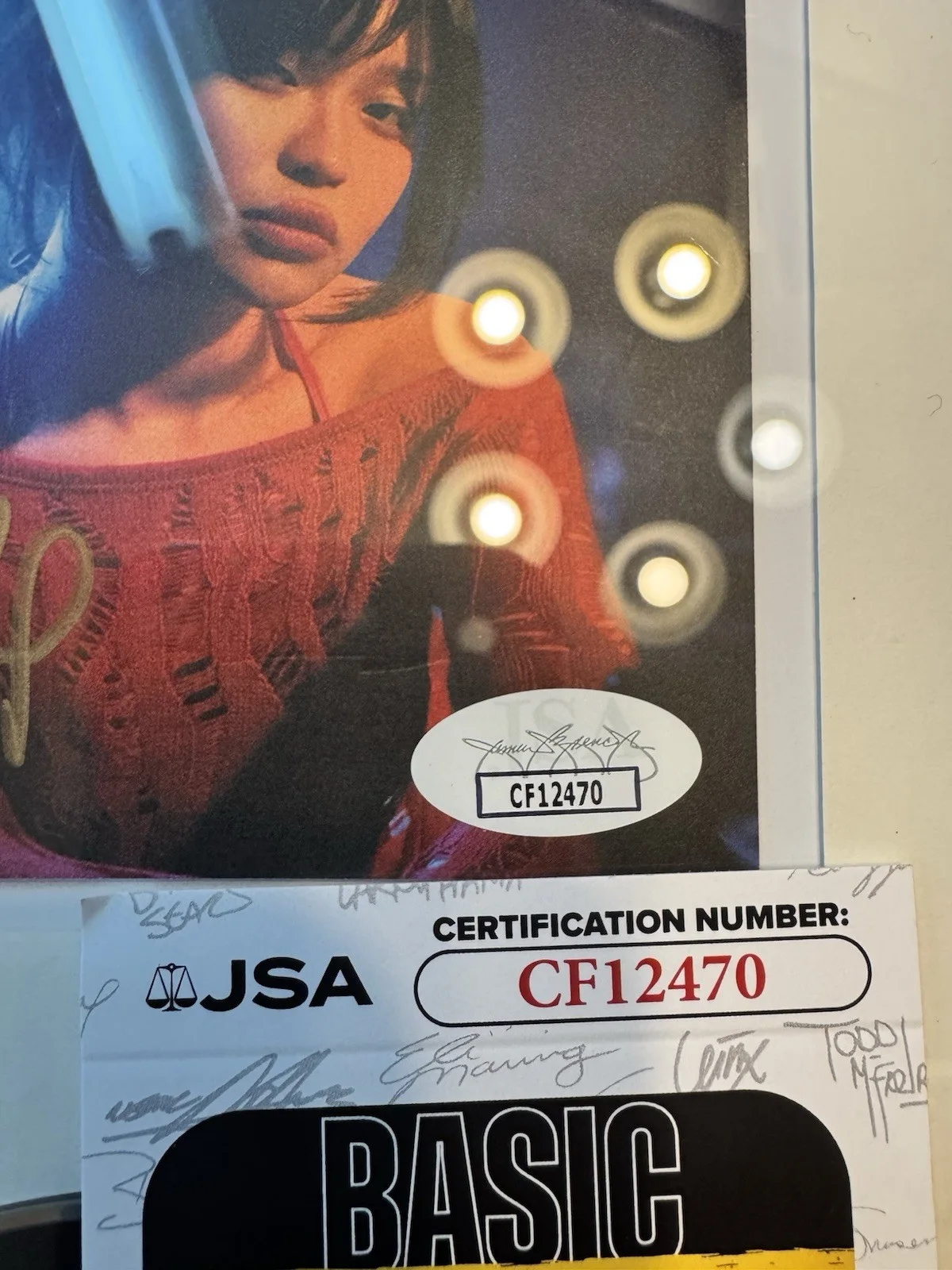 Lyn Lapid Signed CD Insert "Buzzkill" Framed 6.5x12 - JSA, image 2
