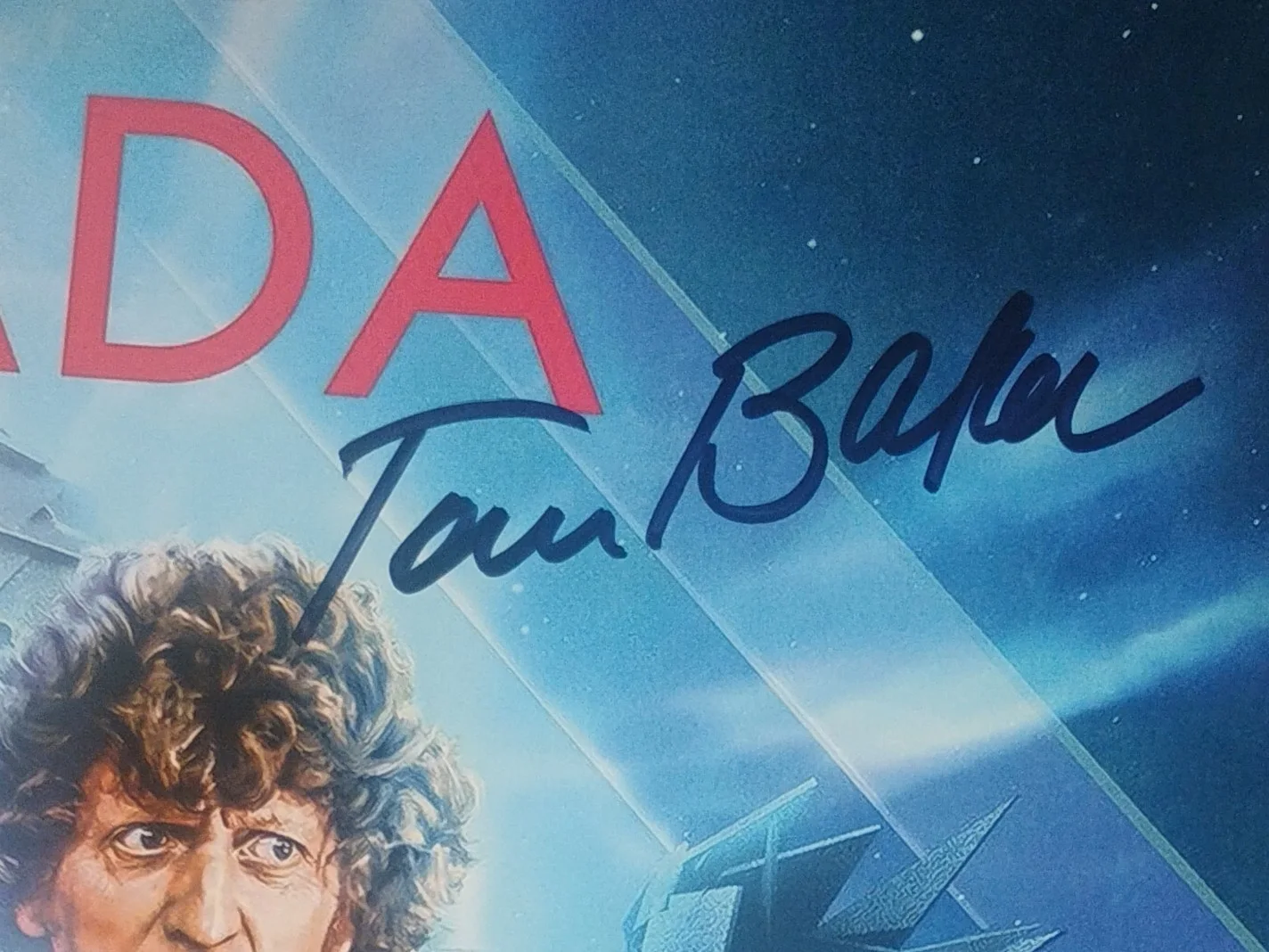 Tom Baker Hand Signed Autograph Poster COA Doctor Who NO US TARIFFS, image 3