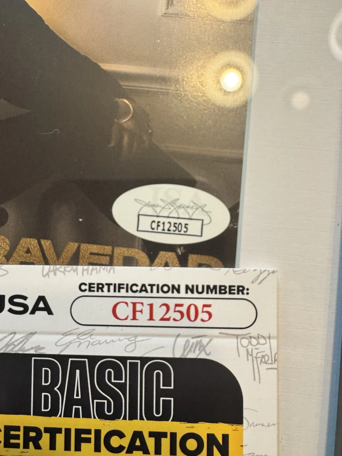 Luis Fonsi Signed CD Insert "Ley De Gravedad" Framed 6.5x12, image 3