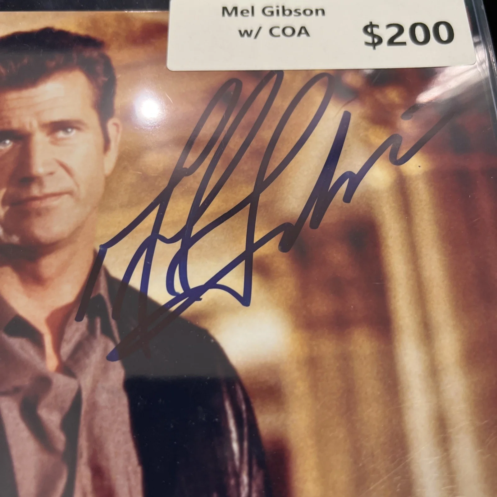 Mel Gibson Autographed 8 X 10 With Certificate Of Authenticity, image 2