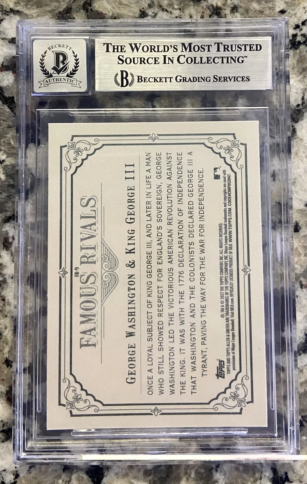 Jonathan Groff — RARE! Jonathan Groff SIGNED 2022 Topps Rivals King George Hamilton Card- BGS COA, изображение 4