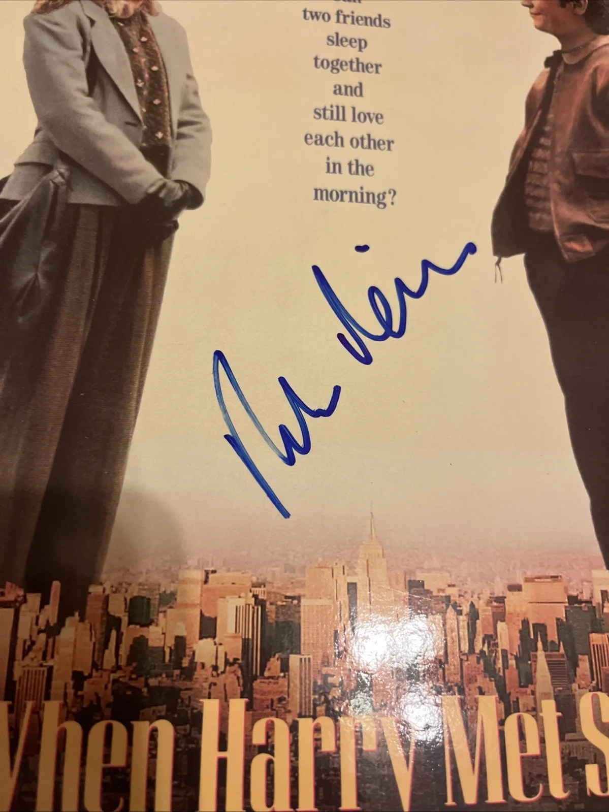 Rob Reiner signed When Harry Met Sally Laser Videodisc PSA, image 3
