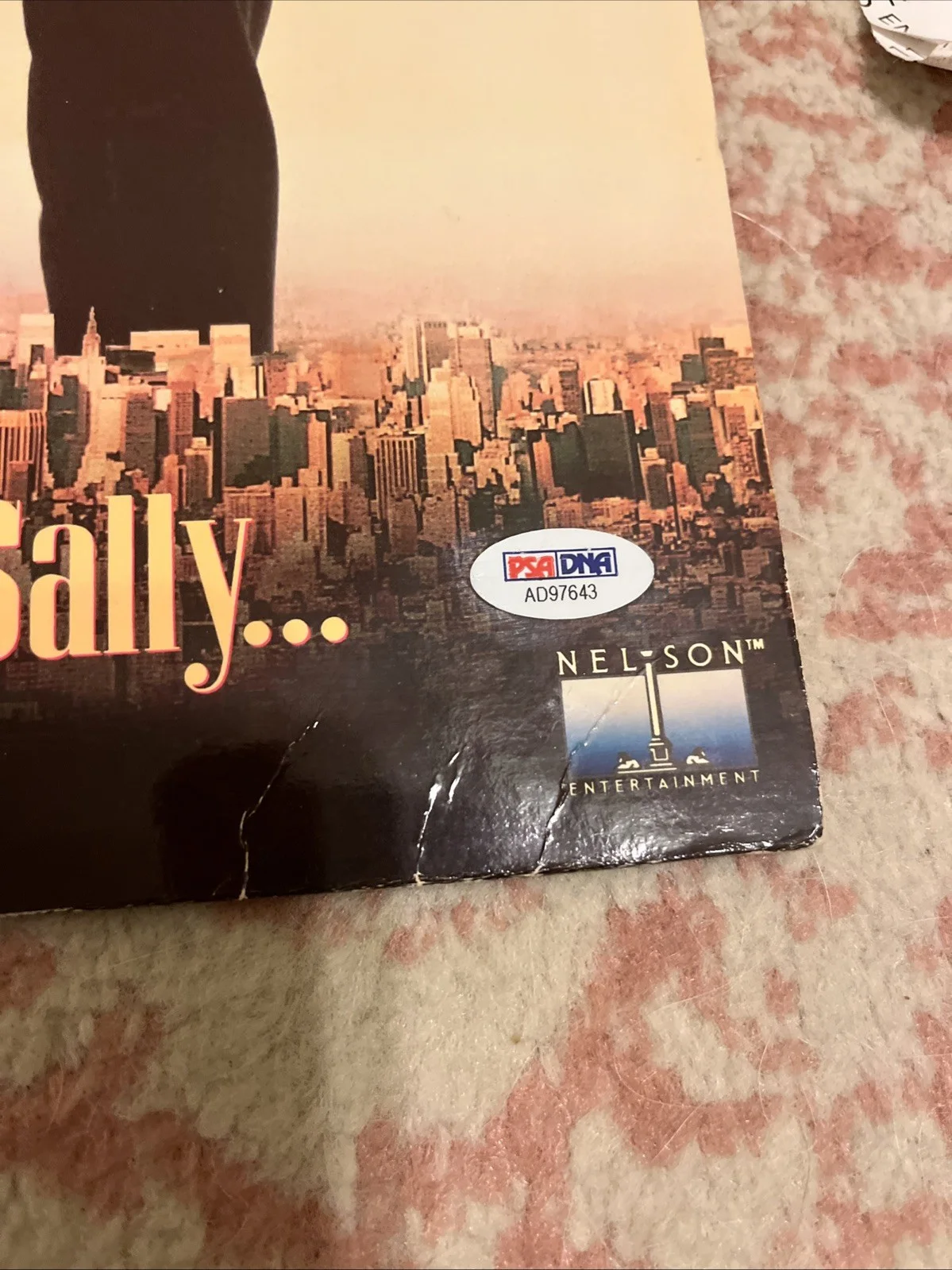 Rob Reiner signed When Harry Met Sally Laser Videodisc PSA, image 4