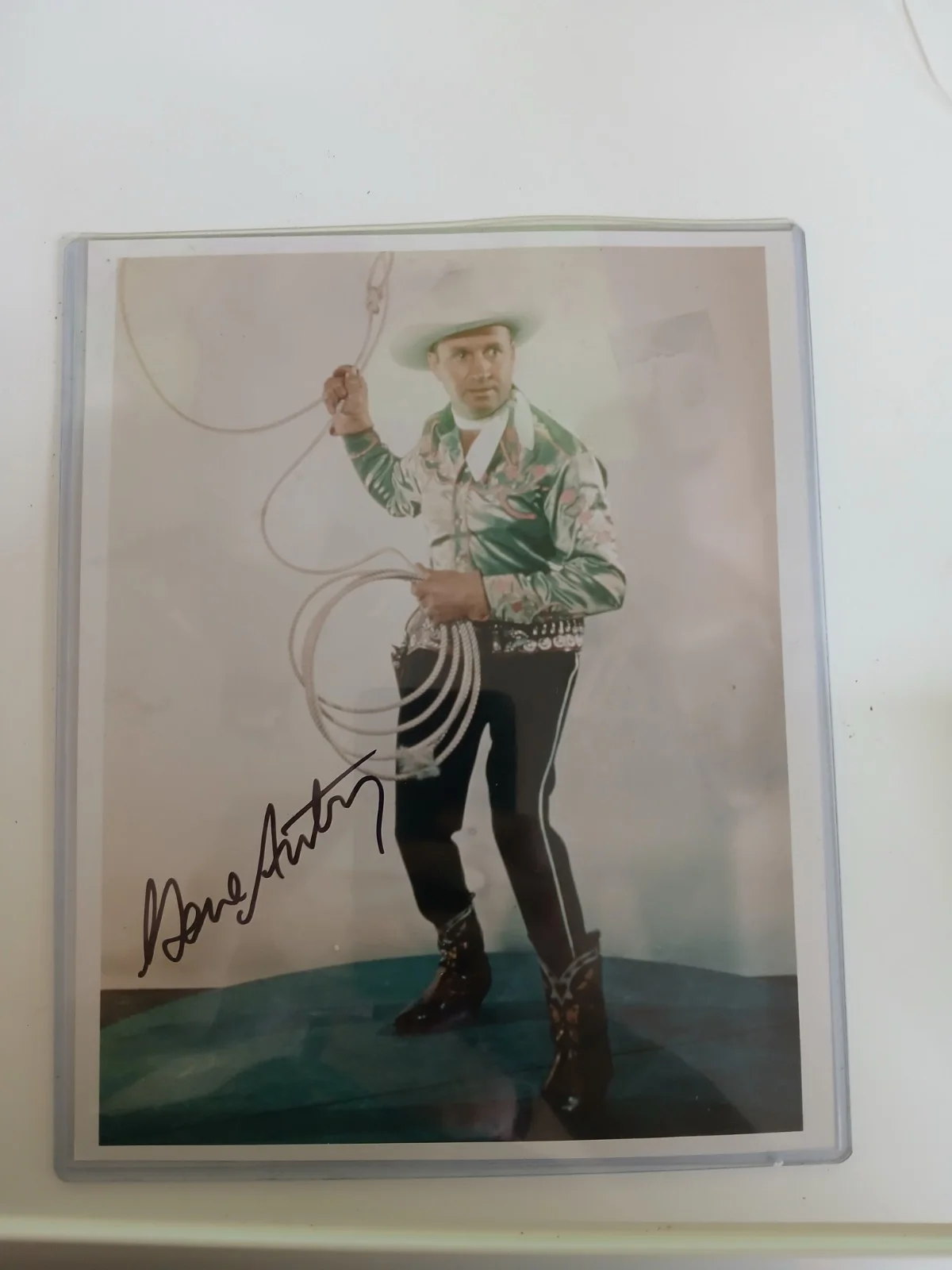 Gene Autry — Gene Autry Original Autographed Photograph COA The Bay Marketing, Inc.