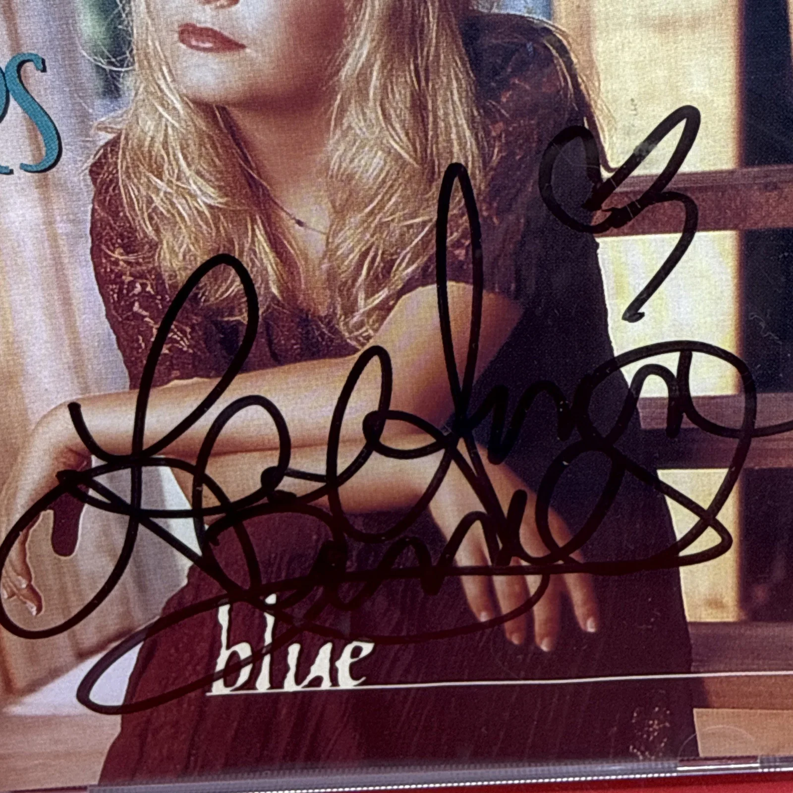 LeAnn Rimes Blue CD First Album Signed Autographed, image 2