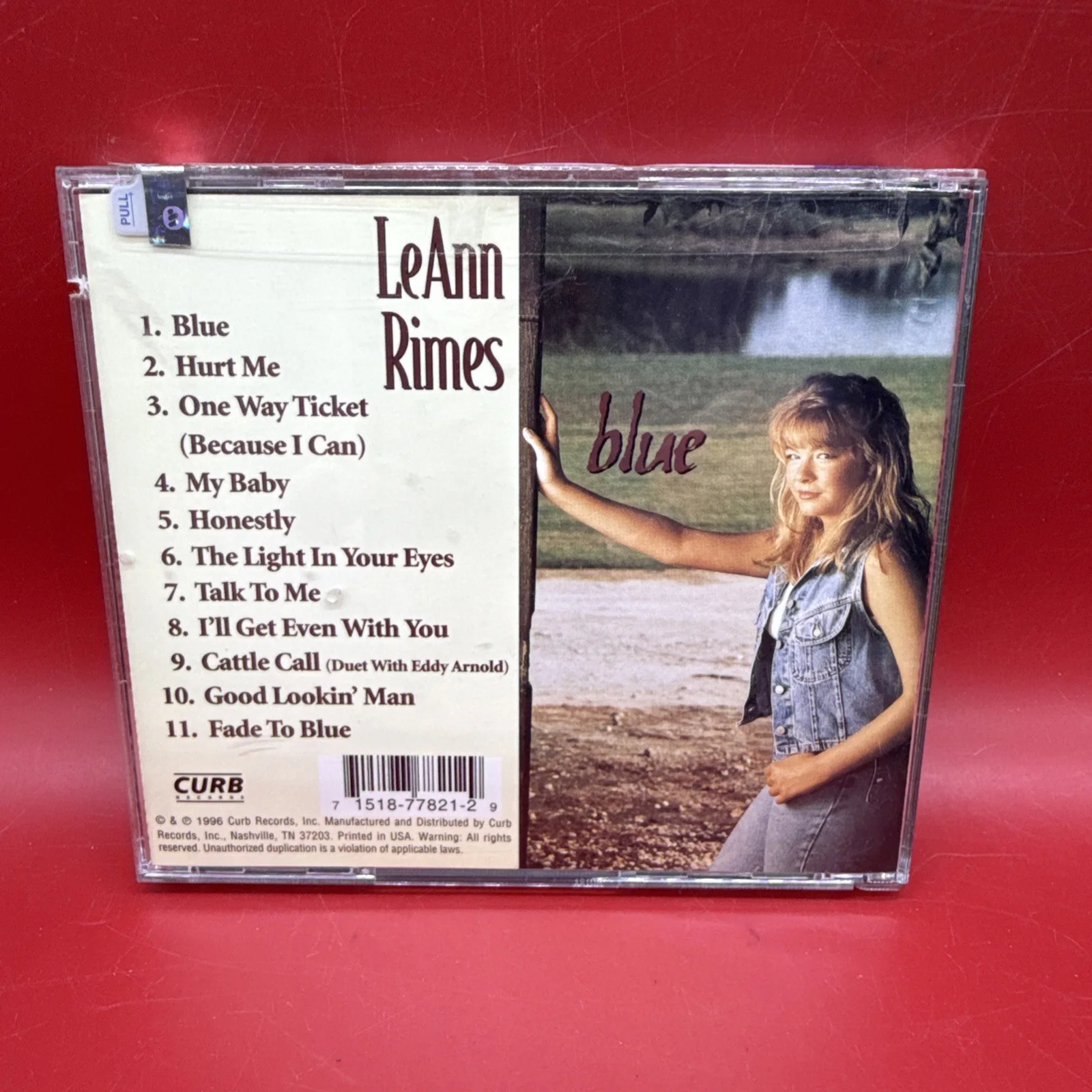 LeAnn Rimes Blue CD First Album Signed Autographed, image 3
