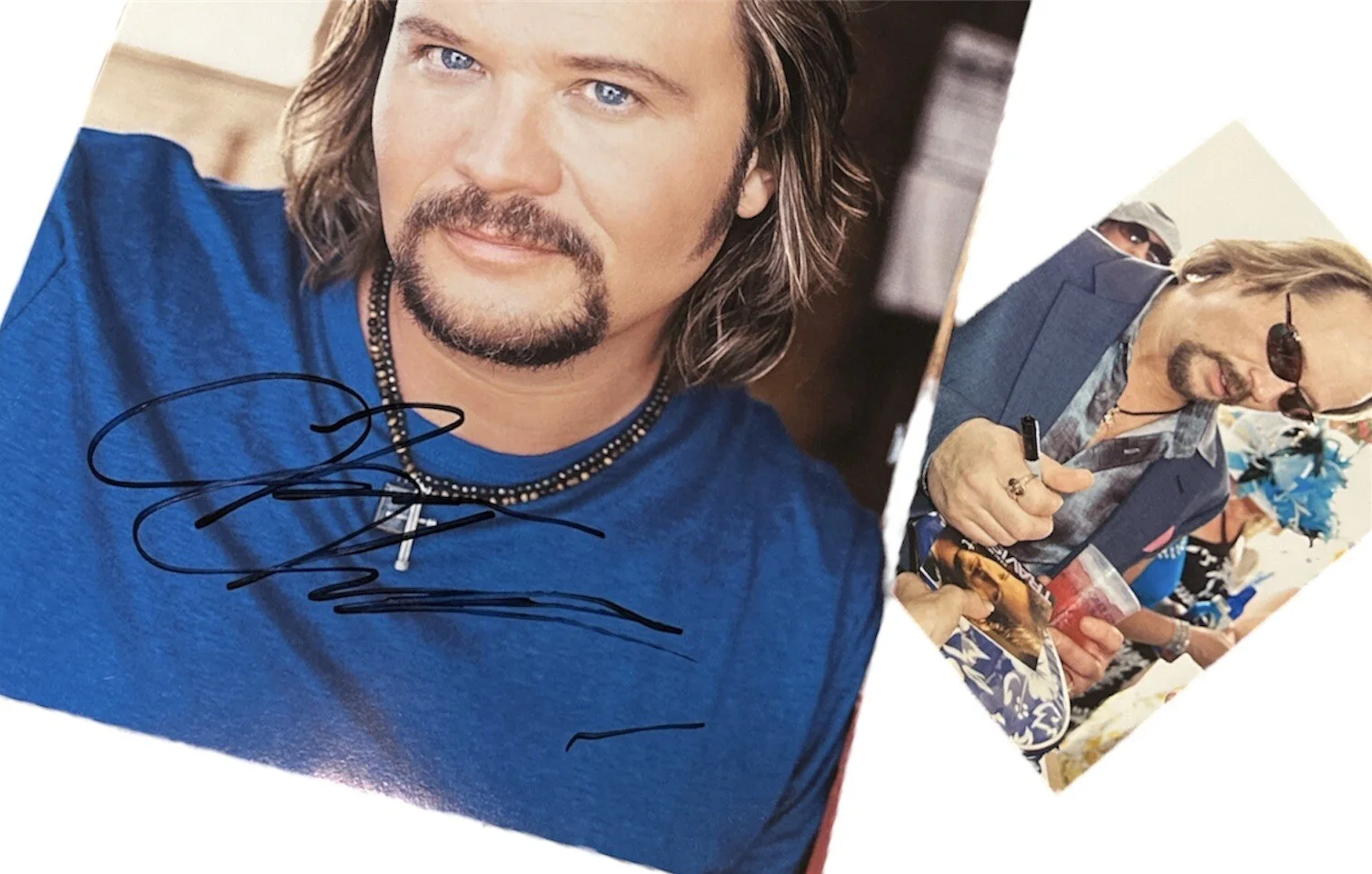 Travis Tritt Autograph 8x10 Photo! Country Music Star! Signed In-Person w Proof!, изображение 2