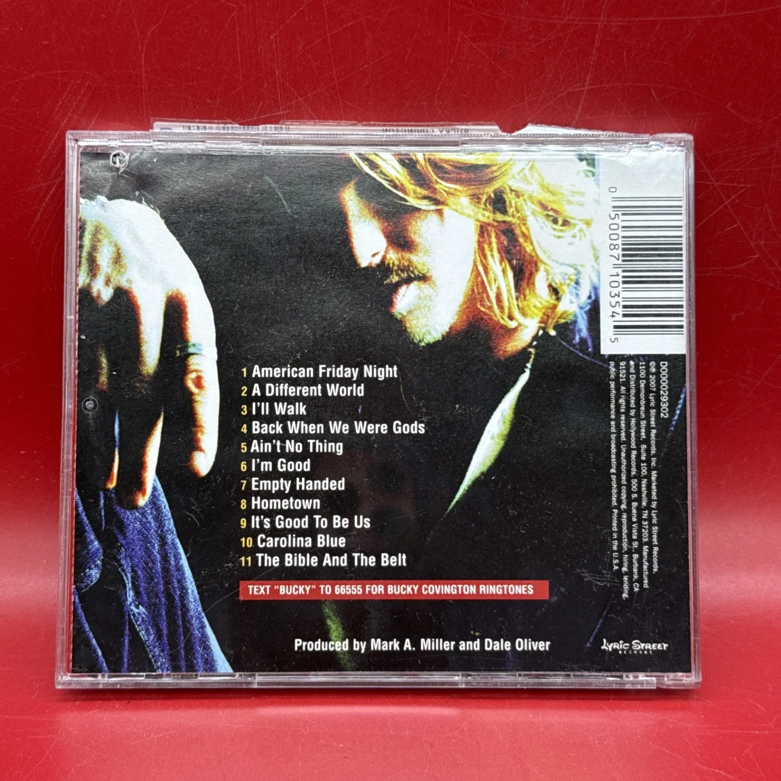 Bucky Covington OOP Debut CD Autograph American Idol Country Singer SIGNED, image 3