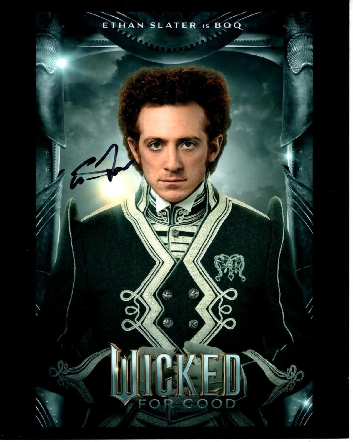 Ethan Slater — ETHAN SLATER Signed 8x10 WICKED FOR GOOD BOQ Photo w/ Hologram COA