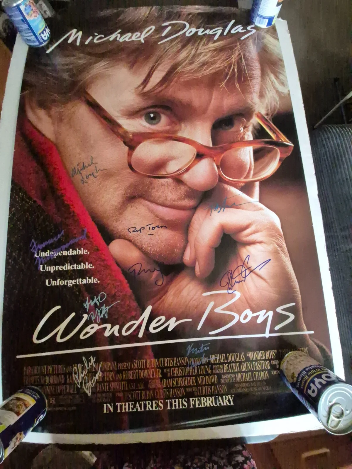 SEE BELOW — WONDER BOYS SIGNED-THE MOVIE POSTER-w/COA ekim