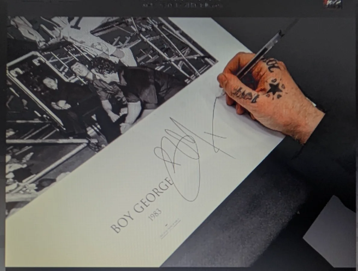 Boy George signed Very RaRe Original Memorabilia 600 worldwide, изображение 3