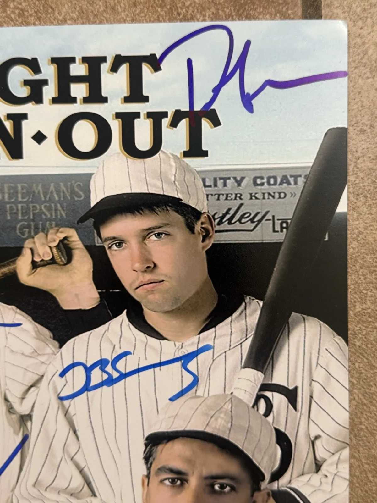Charlie Sheen, John Cusack — Eight men out signed 8x10 SHEEN , Cusack ,P Lang , DB Sweeney James Read JSA, image 3