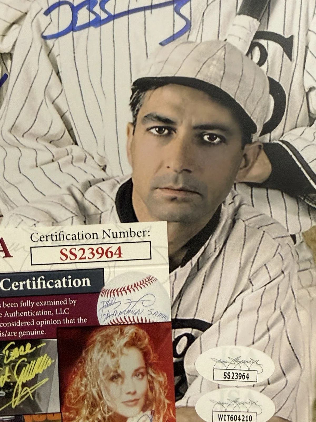 Charlie Sheen, John Cusack — Eight men out signed 8x10 SHEEN , Cusack ,P Lang , DB Sweeney James Read JSA, image 4