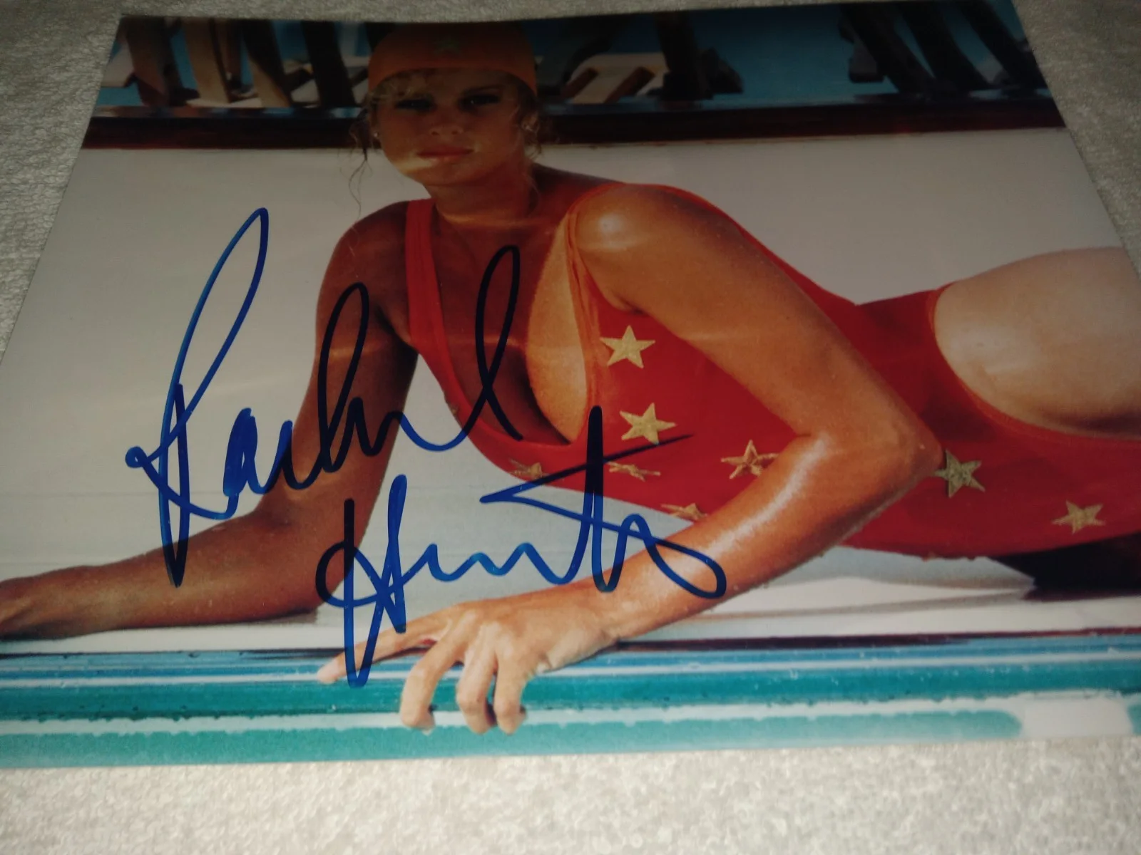 Rachel Hunter — Rachel Hunter Signed 8x10 Photo Autograph Auto In Person Guaranteed Pass PSA JSA, изображение 2