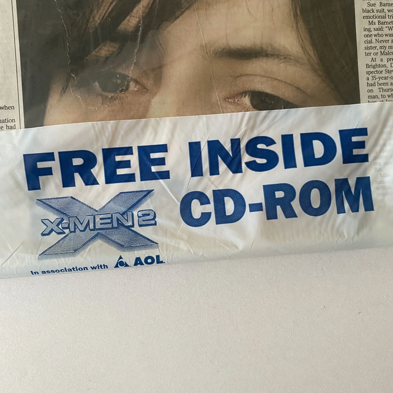 X-Men Marvel MCU Promotional CD-Rom The Times April 2003 Still Sealed Newspaper, изображение 4
