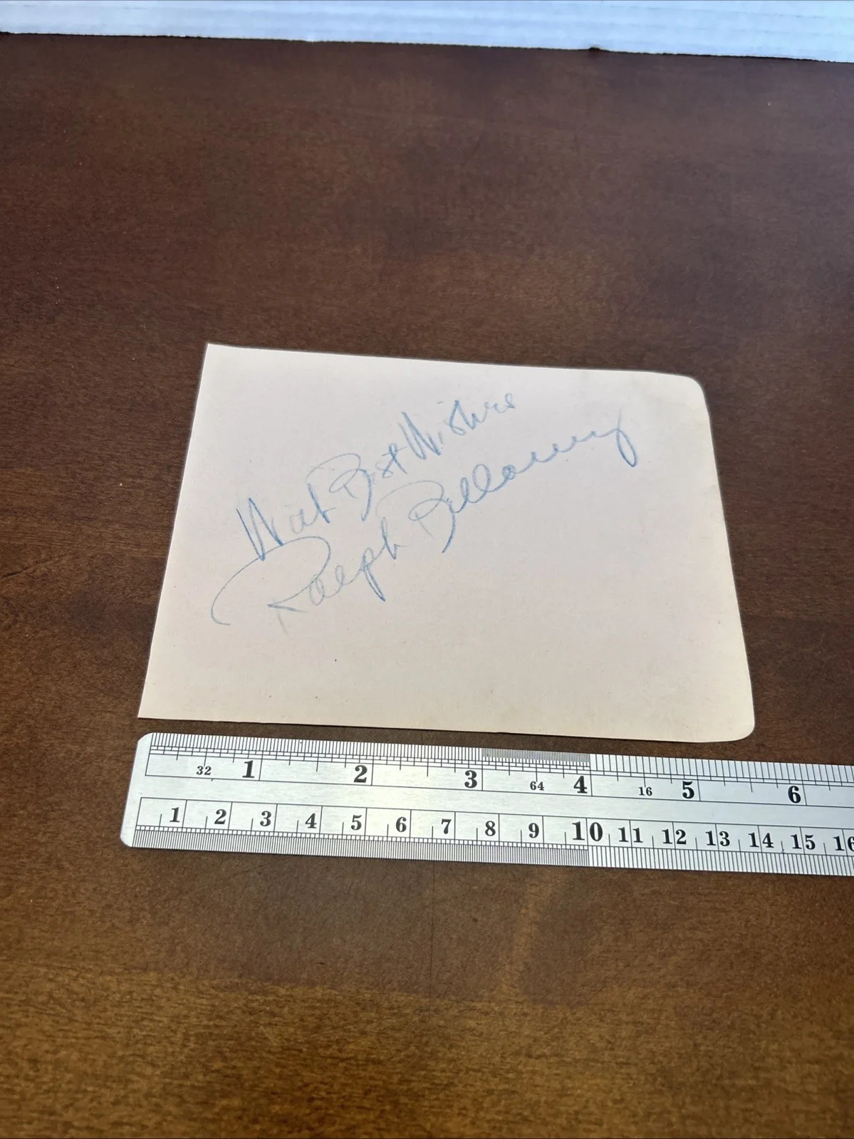 Ralph Bellamy Signed Autograph Book Page Trading Places Vintage 1936 Signature, изображение 4