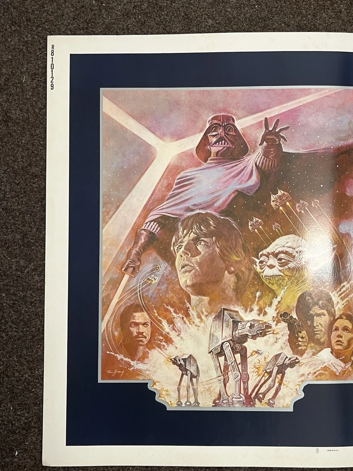 Vintage Star Wars Empire Strikes Back US Half Sheet Original Film Poster Rare, изображение 2