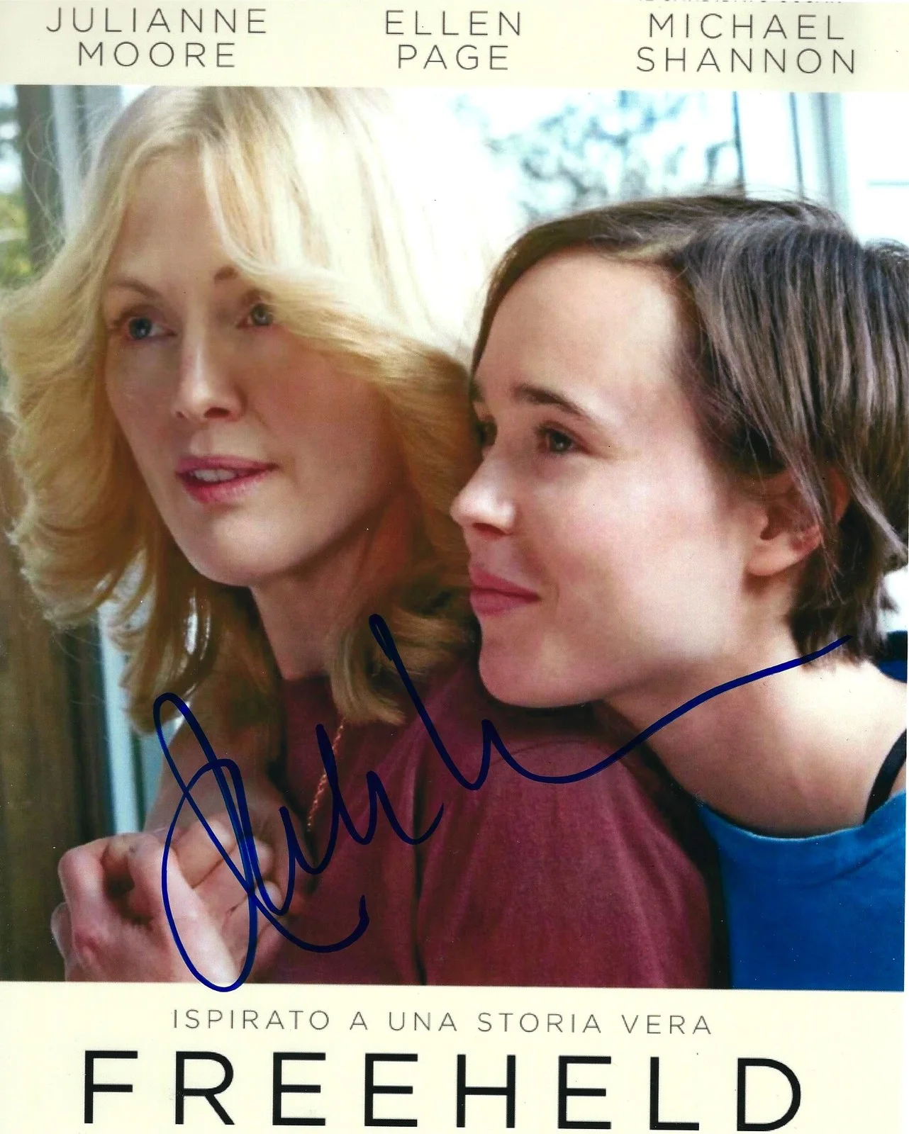 Julianne Moore — Julianne Moore signed Freeheld 8x10 photo In Person - Big Lebowski