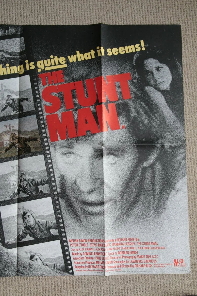 Vintage Film Poster The Stunt Man Peter O'Toole Richard Rush, image 3