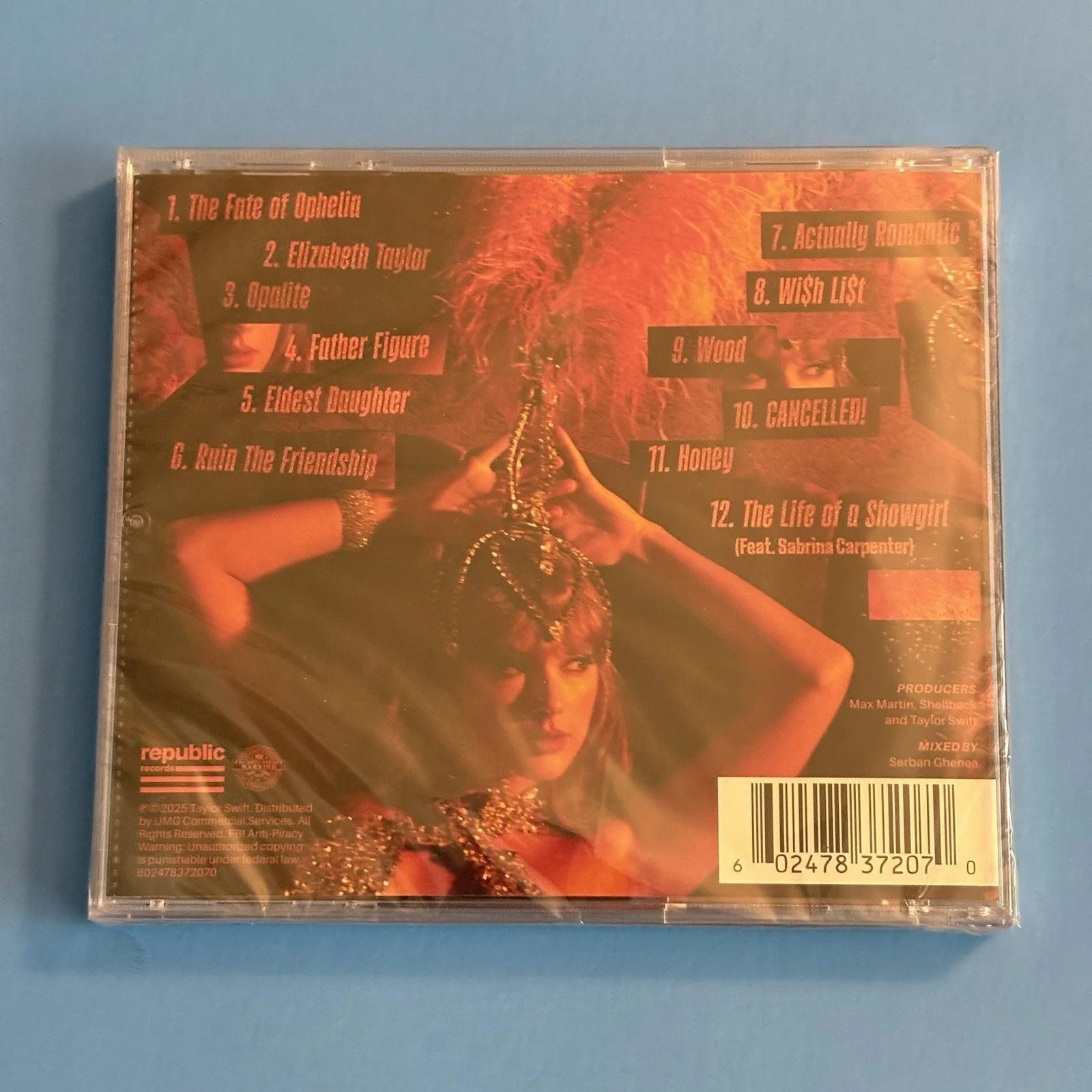 Taylor Swift The Life of a Showgirl CD + Hand Signed Photo 1 IN HAND SHIPS FAST, изображение 2
