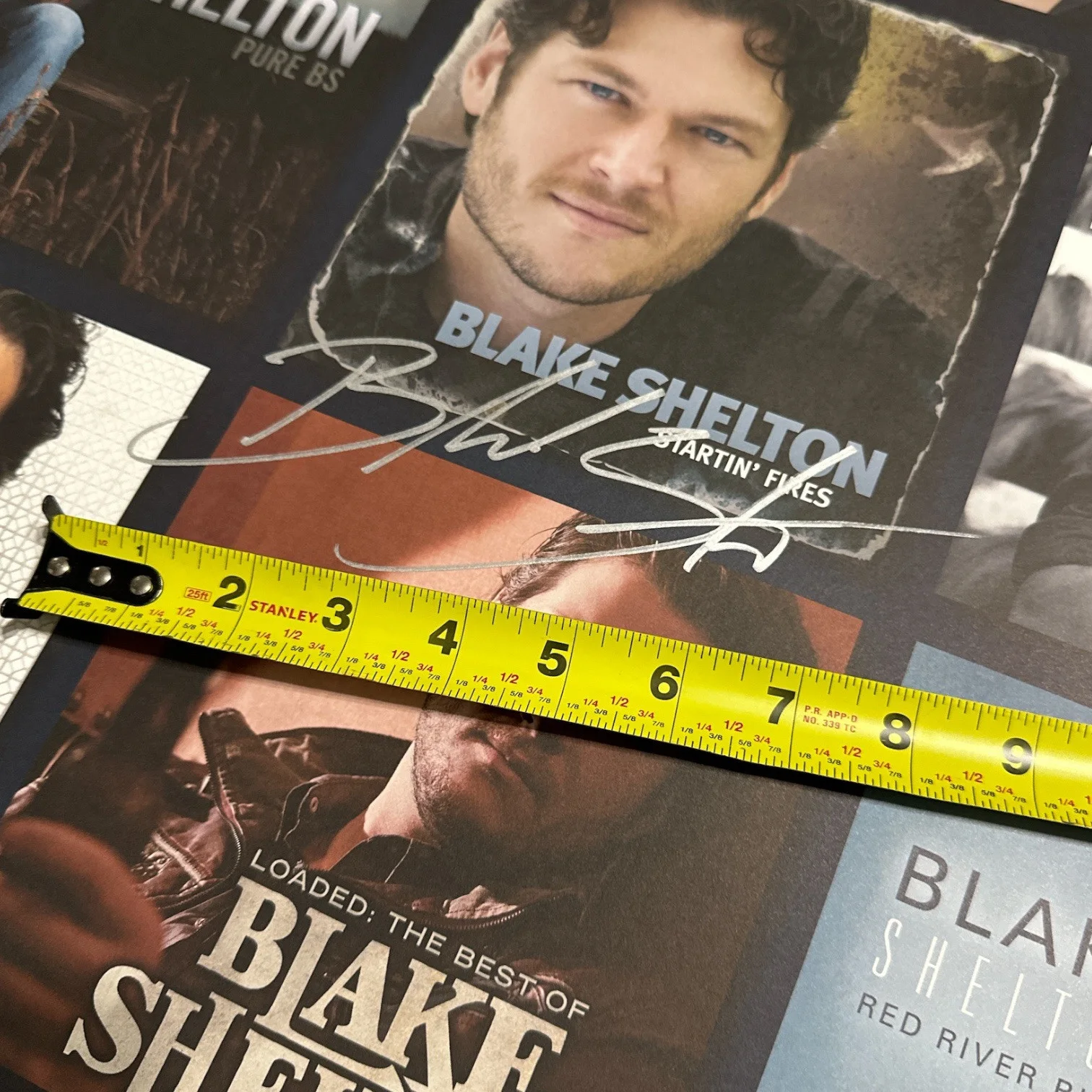 Blake Shelton Signed Autograph 22x28” 2015 HUGE Album Cover Poster! 1 out of 20!, изображение 4
