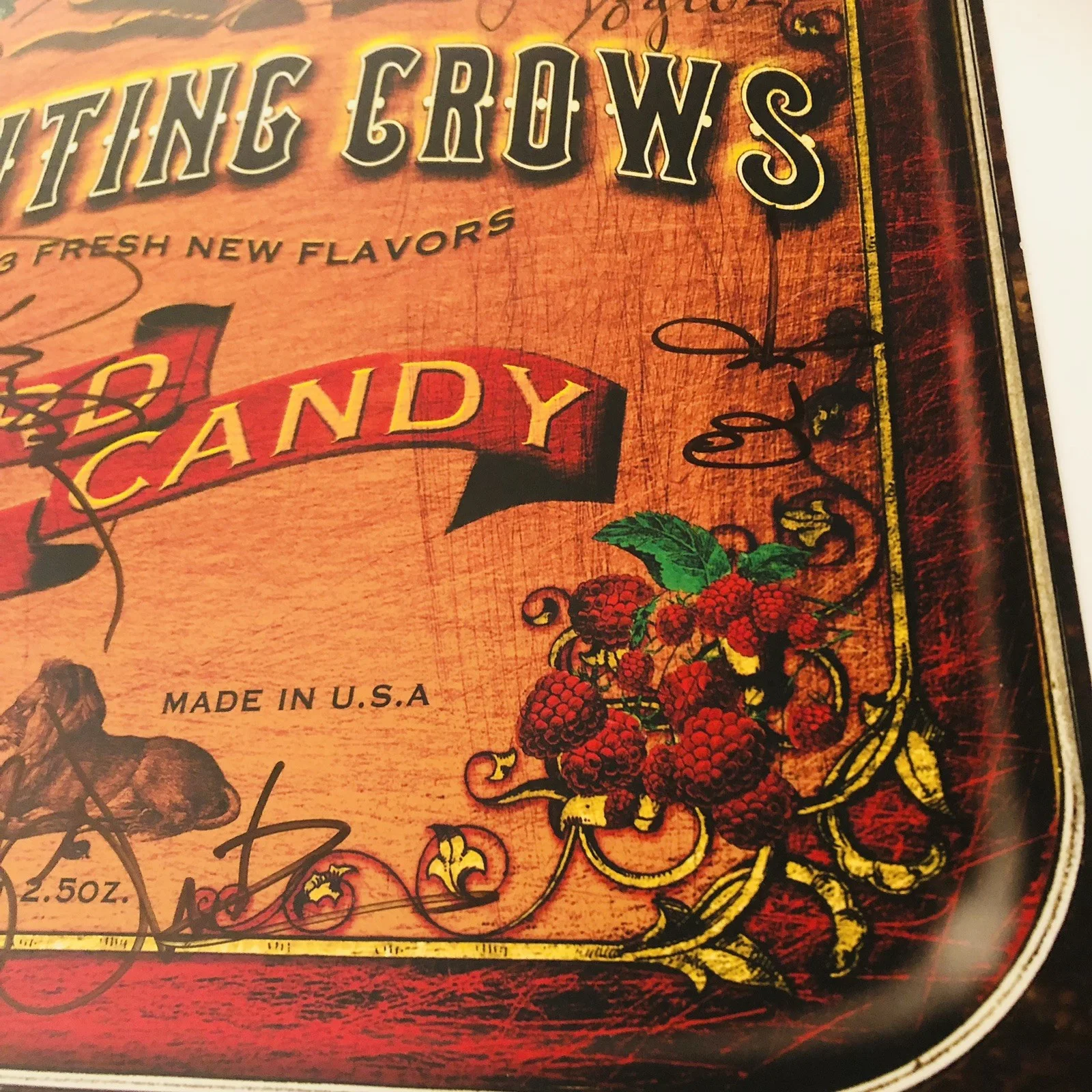 Vintage 2002 - Autograph Counting Crows From Hard Candy Album, Framed, image 4