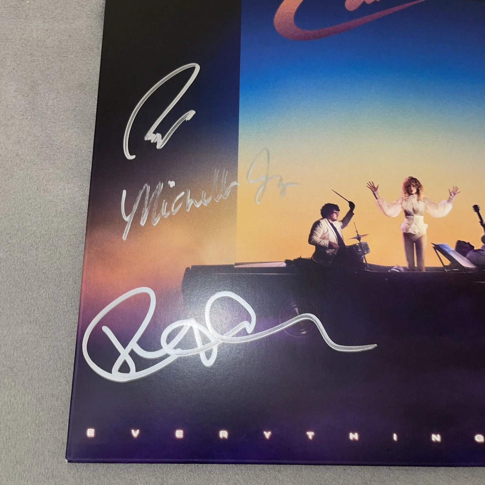 The cannons- Everything Glows vinyl signed on cover, image 3