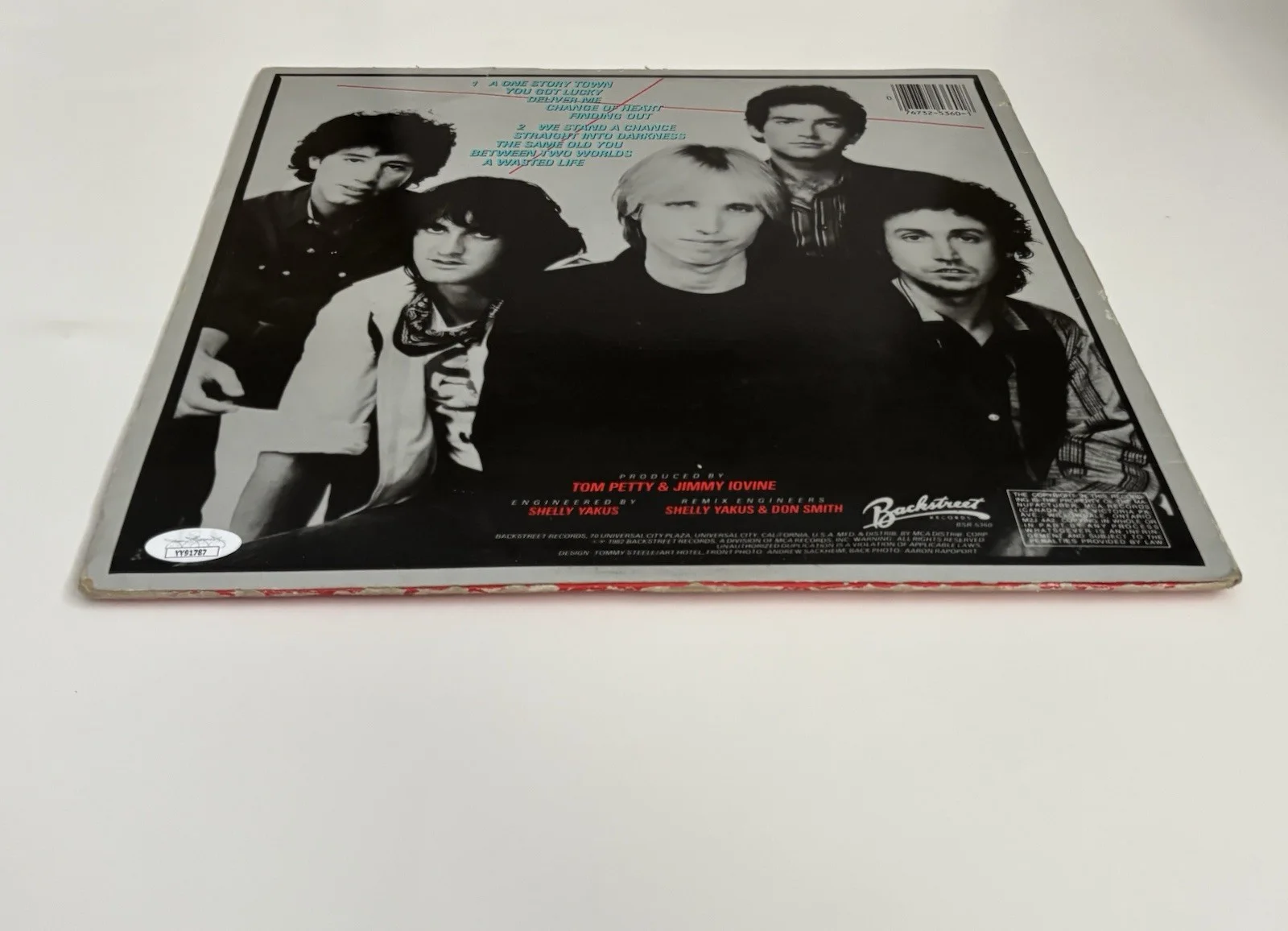 Tom Petty Long After Dark LP vinilo firmado autografiado certificado de autenticidad JSA LOA, изображение 5