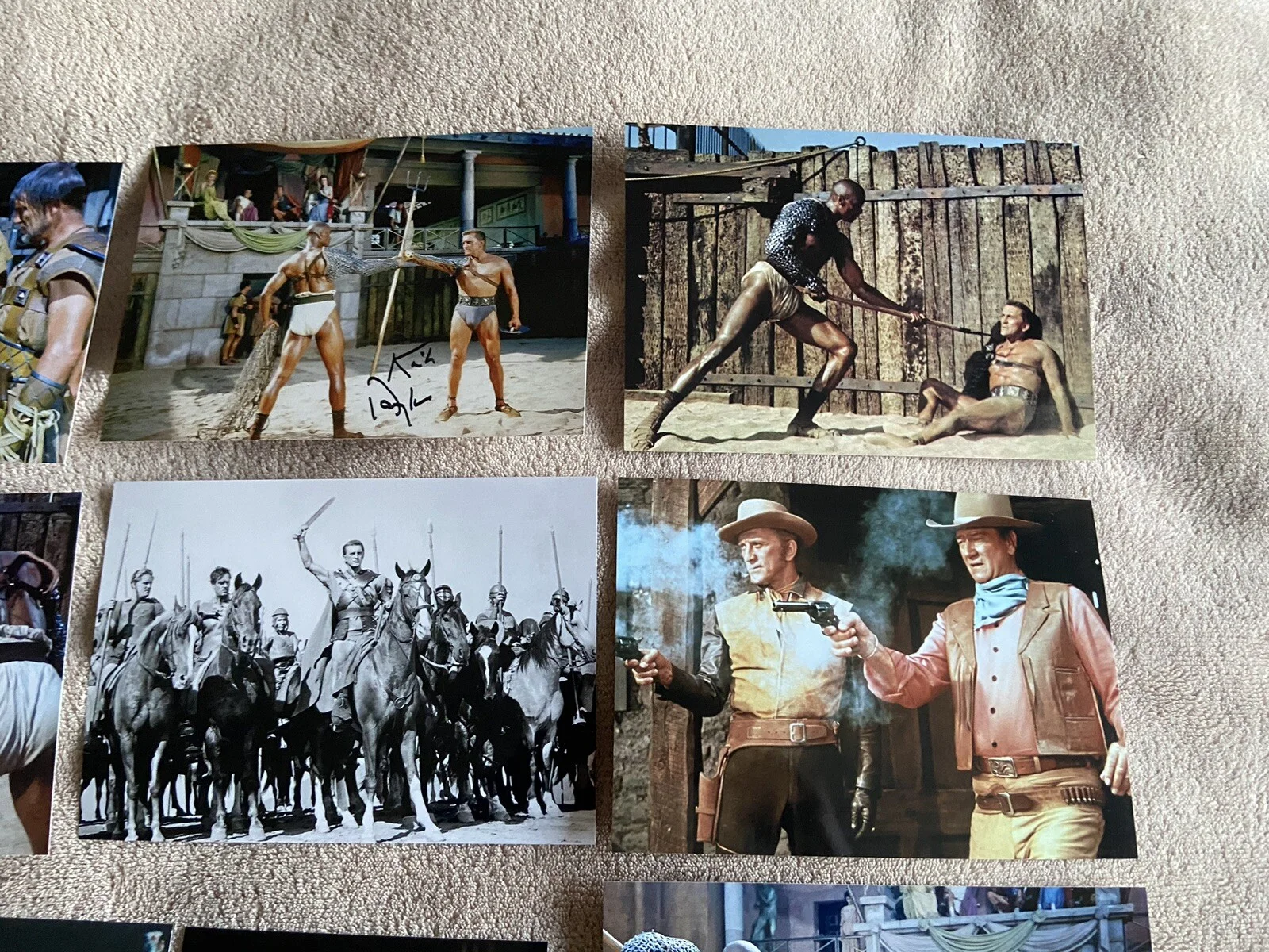 KIRK DOUGLAS (ACTOR) PRESIGNED & UNSIGNED PHOTOS X 14- 7x5”, image 3