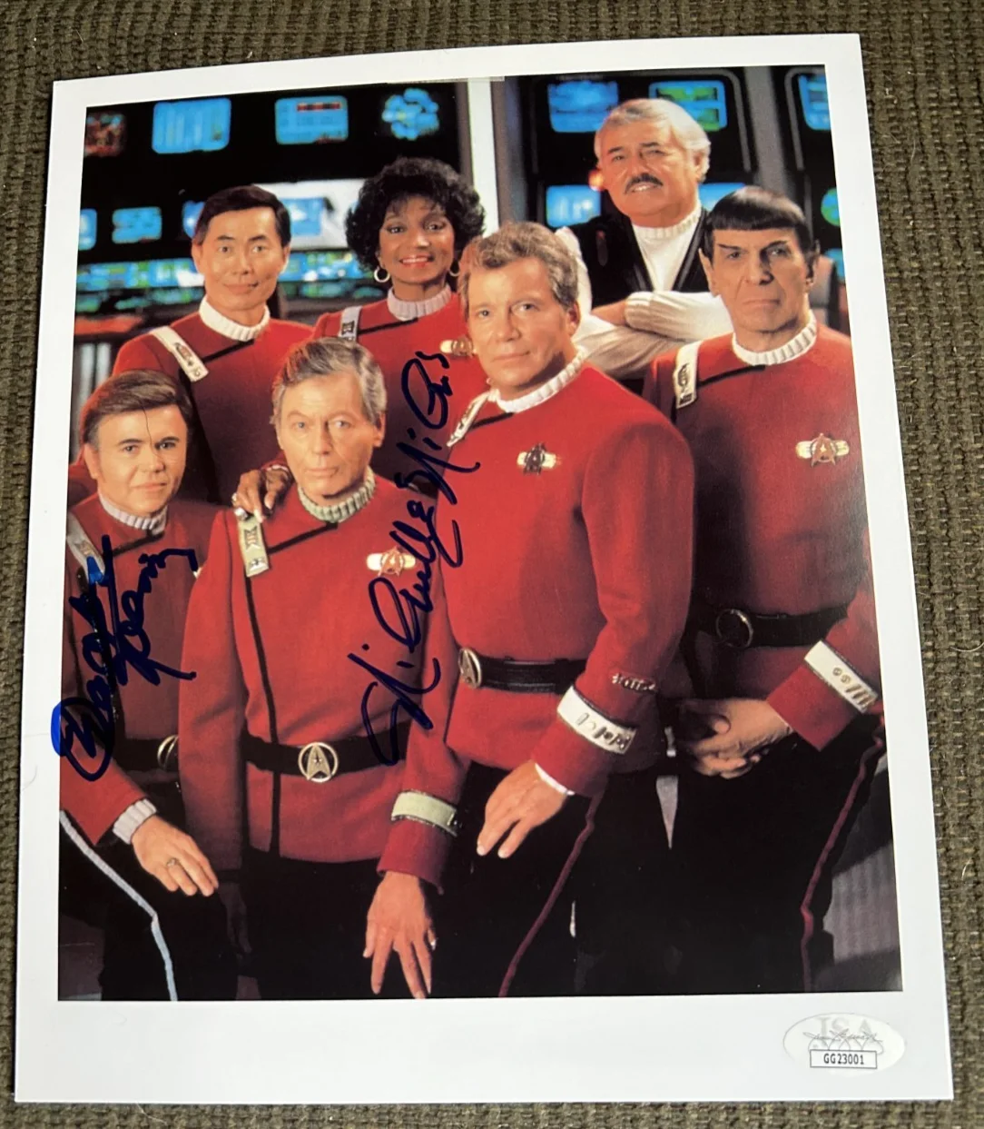 Walter Konieg & Nichelle Nicols — Nichelle Nichols Walter Koenig JSA Autographed 8x10 Photo Star Trek JSA GG23001