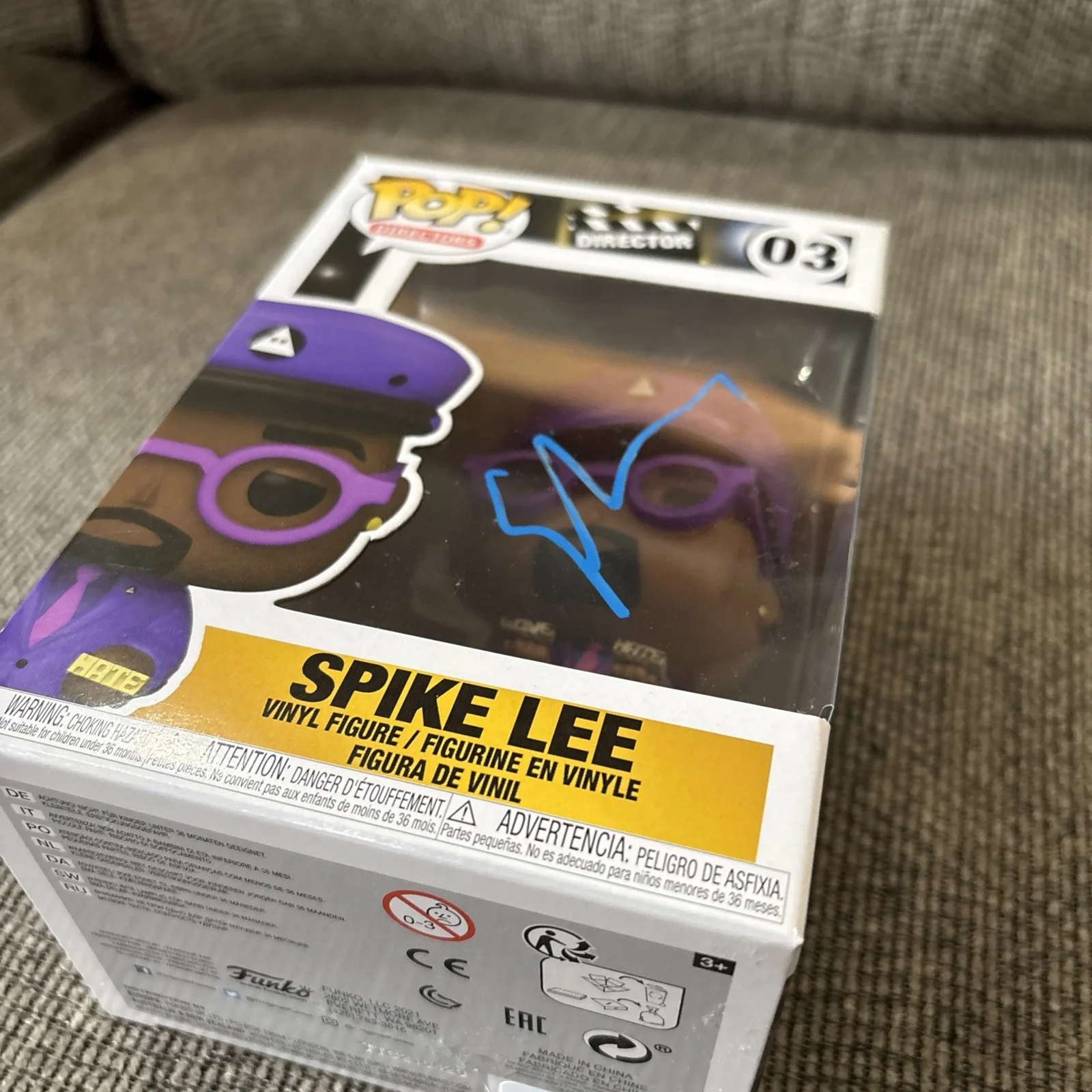 Spike Lee — Spike Lee Funko Pop SIGNED #03 Director Autographed Figure w/ Protector Auto, image 3