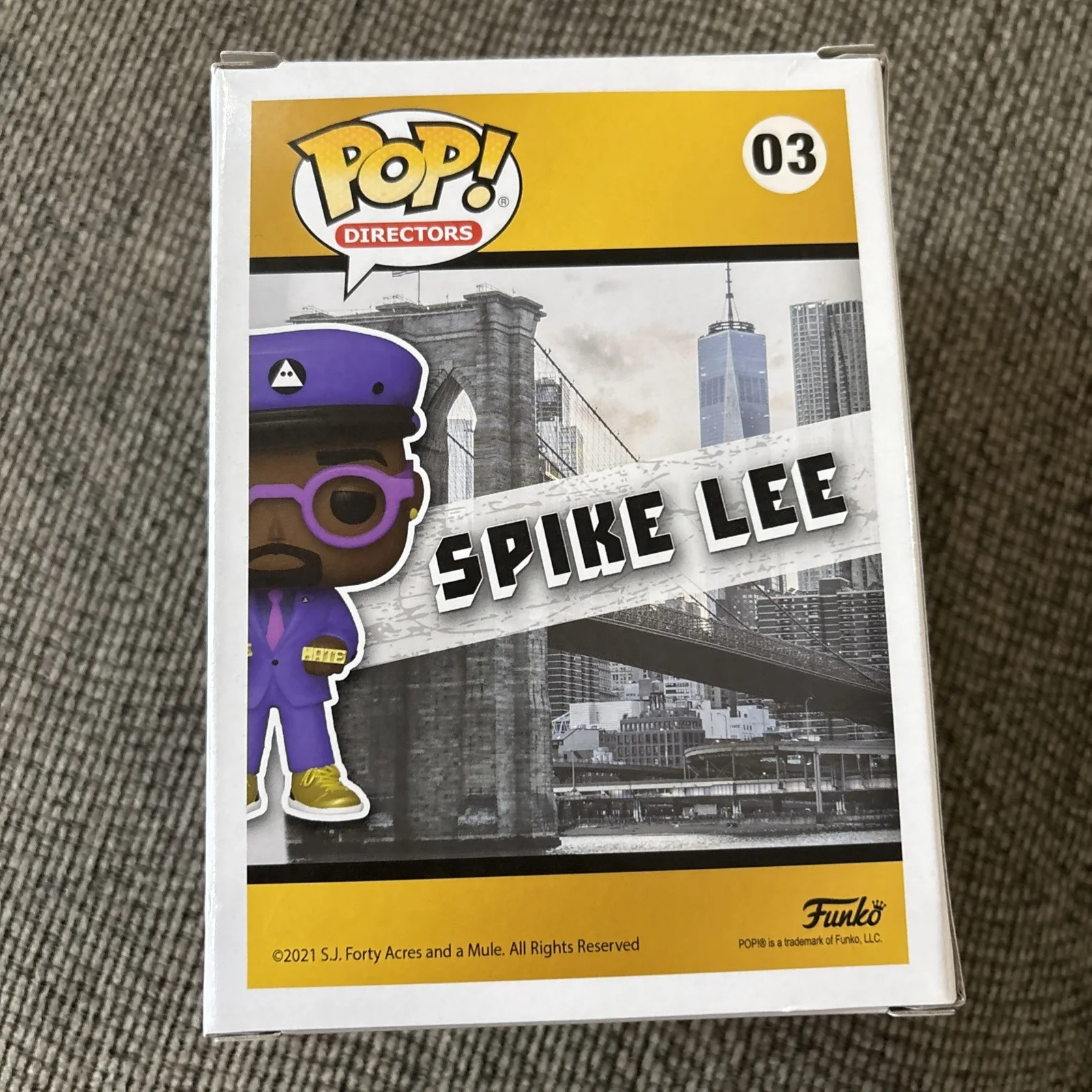 Spike Lee — Spike Lee Funko Pop SIGNED #03 Director Autographed Figure w/ Protector Auto, image 5