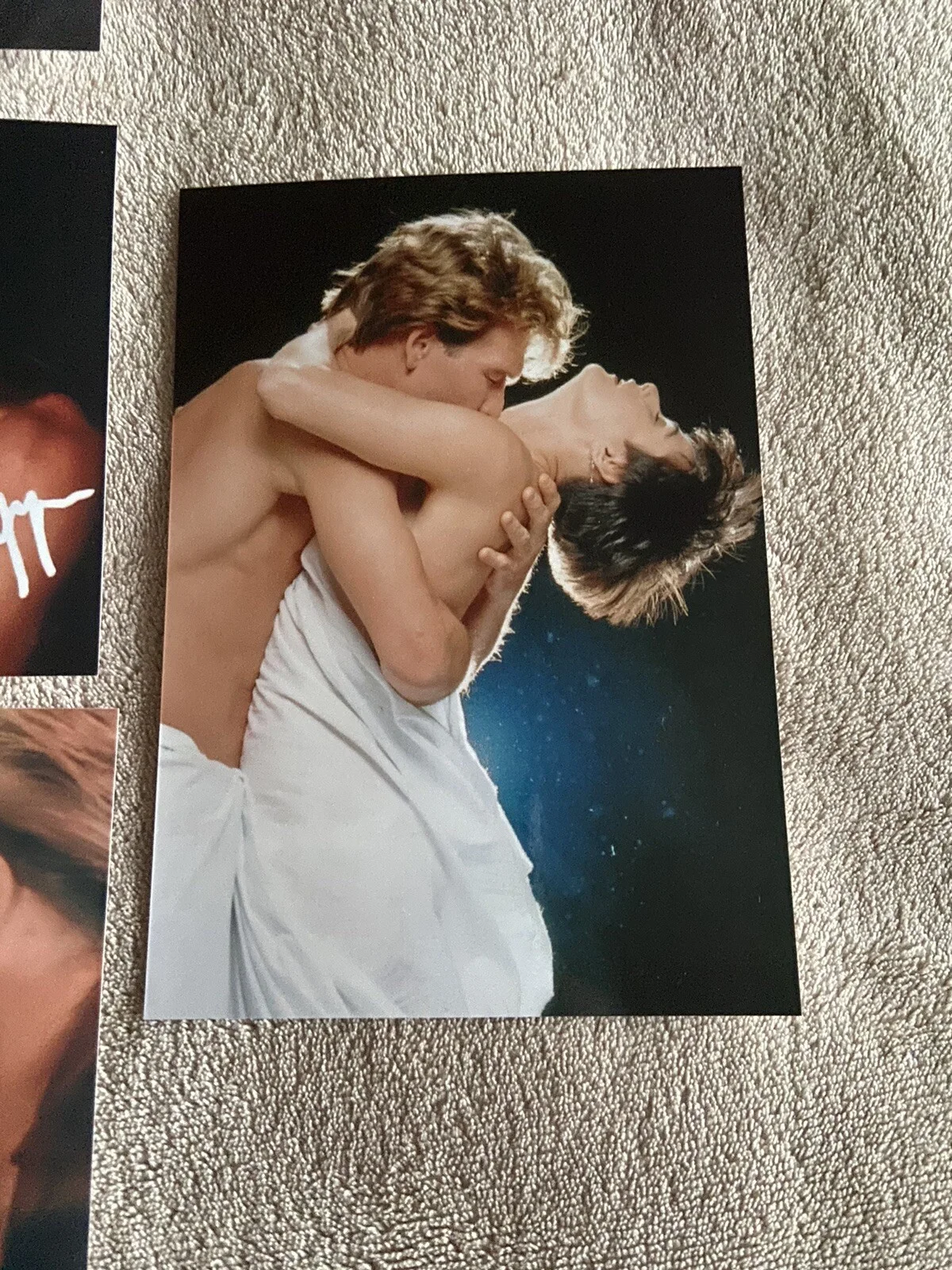 DEMI MOORE & PATRICK SWAYZE (GHOST) PRESIGNED & UNSIGNED PHOTOS X 7, image 4