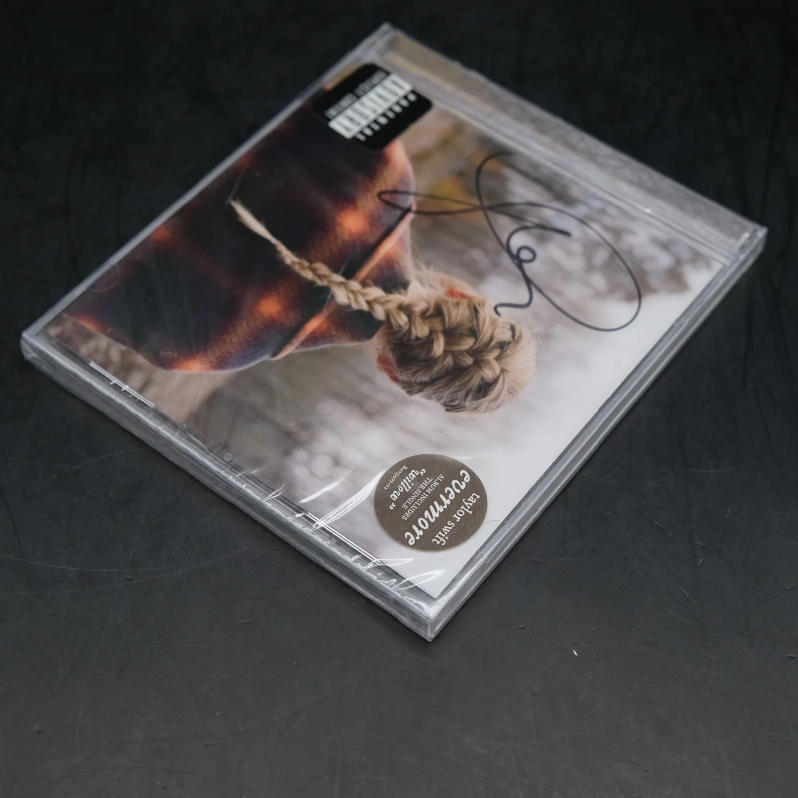 NEW SEALED Taylor Swift Signed Evermore CD Album Autograph See Photos, image 5