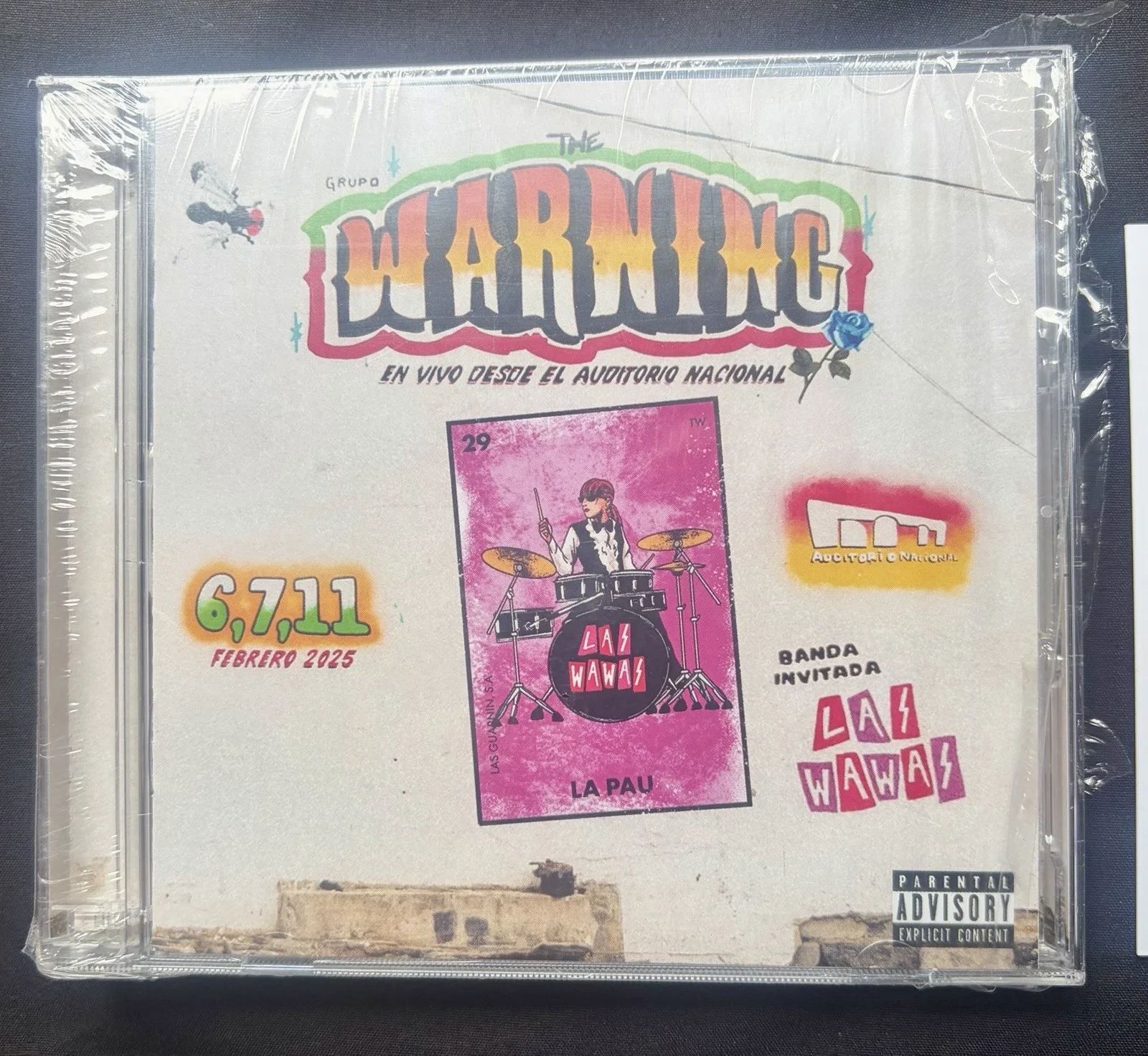 The Warning Live From Auditorio Nacional, CDMX 2 CD (Pau Ver) with signed insert, image 4