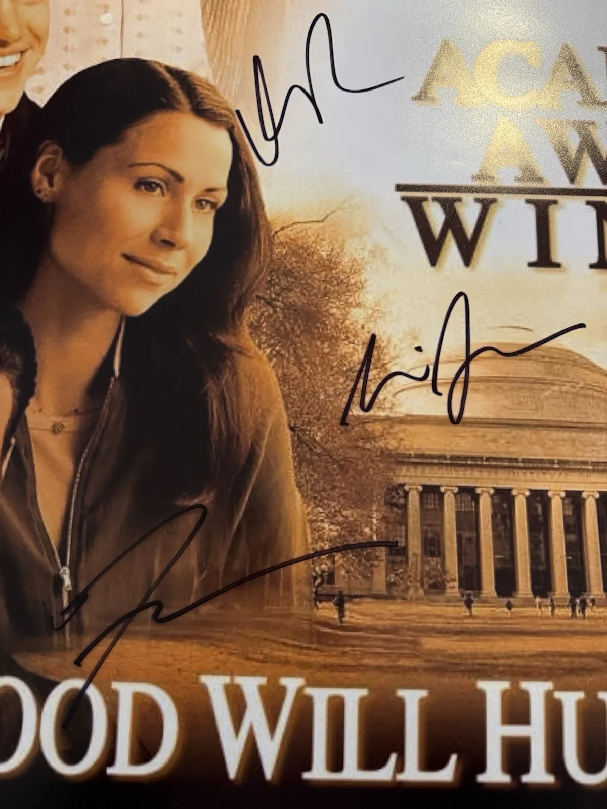 Good Will Hunting Signed Movie Poster 4signatures Robin Williams Matt Damon COA, image 3