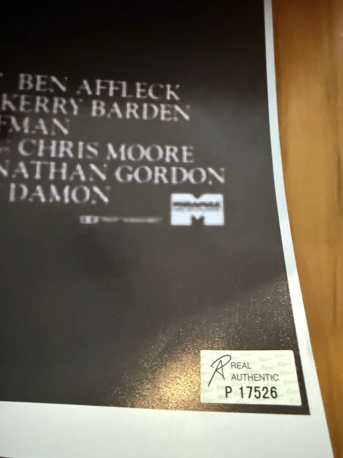 Good Will Hunting Signed Movie Poster 4signatures Robin Williams Matt Damon COA, image 5