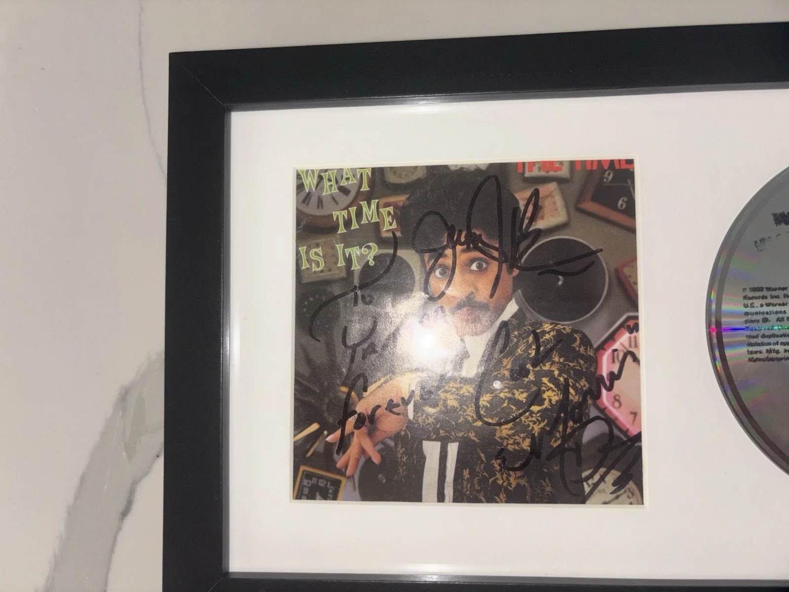 Morris Day, The Time, Signed X 4 “What Time Is It?” Morris, Jesse, Monte, Plus 1, image 3
