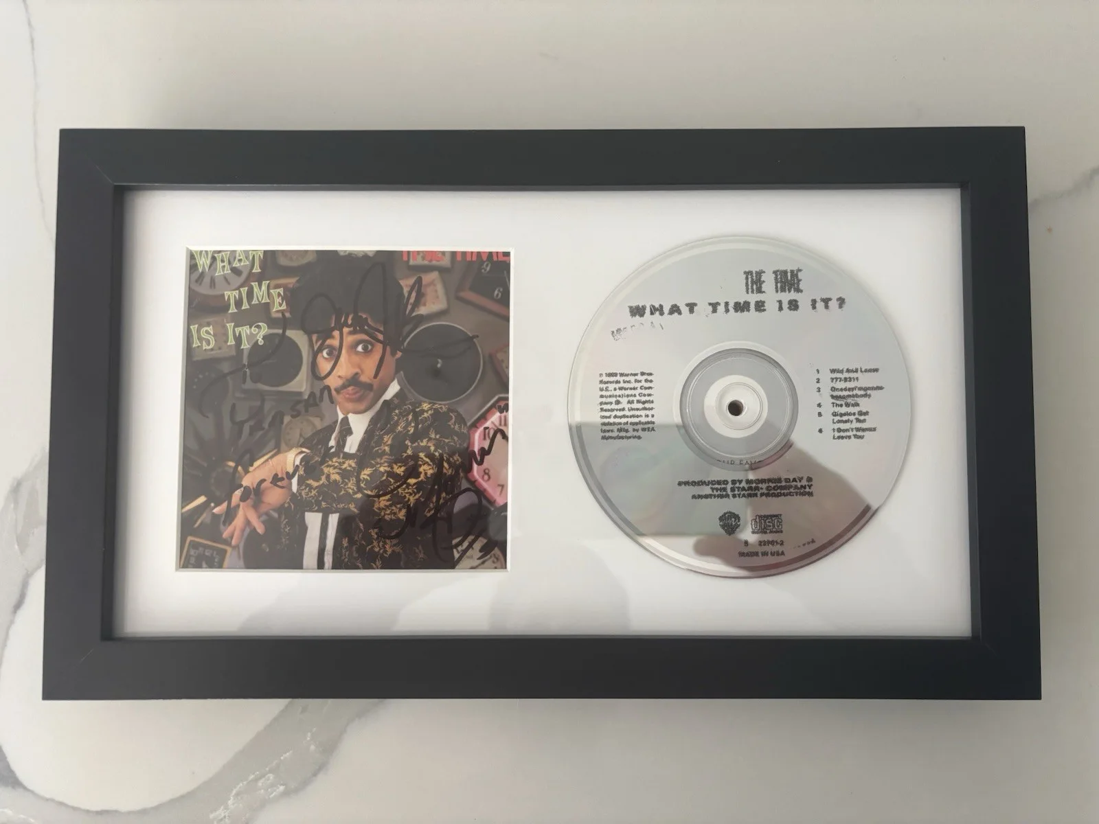 Morris Day, The Time, Signed X 4 “What Time Is It?” Morris, Jesse, Monte, Plus 1, image 4
