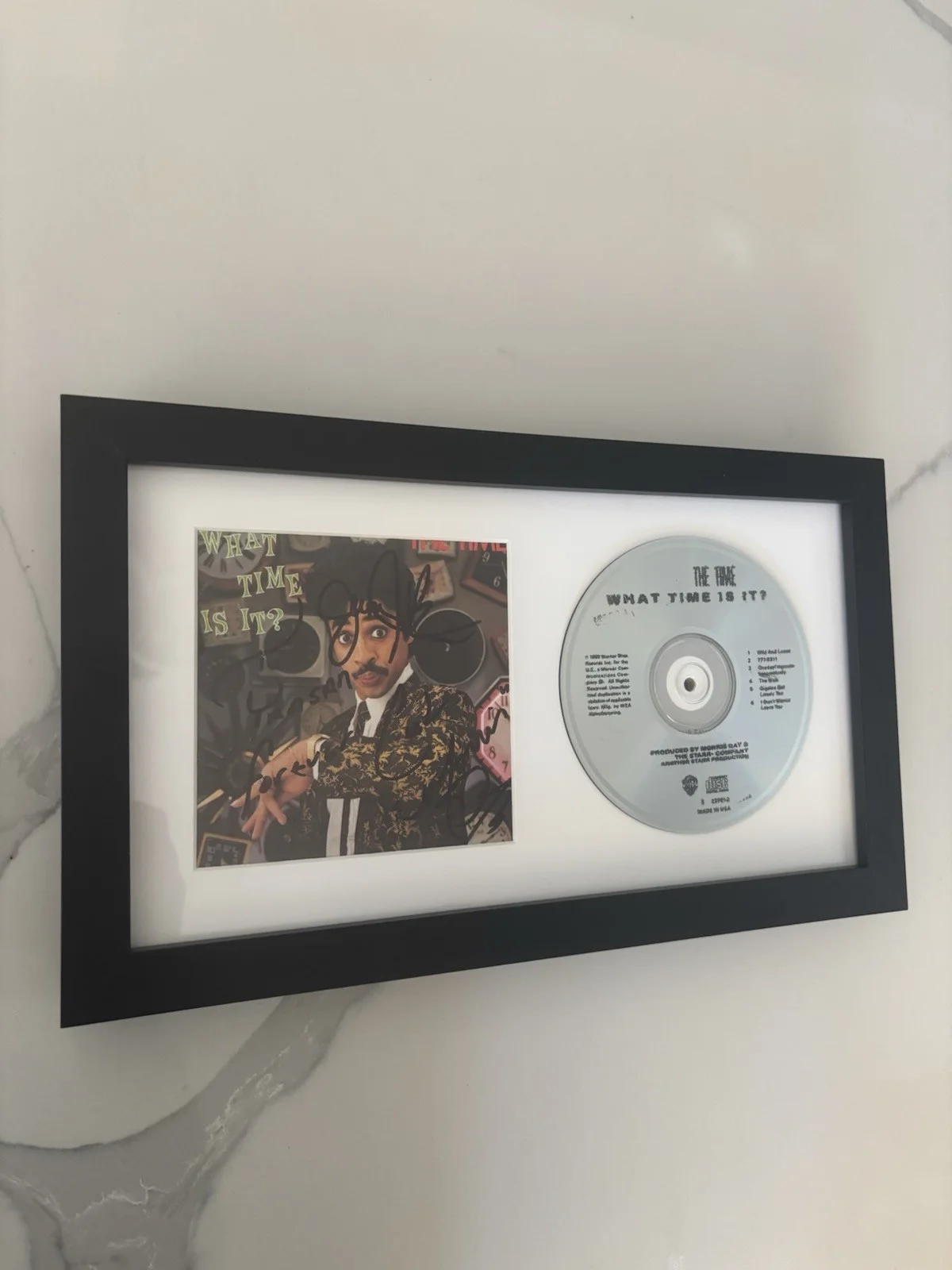 Morris Day, The Time, Signed X 4 “What Time Is It?” Morris, Jesse, Monte, Plus 1, image 5