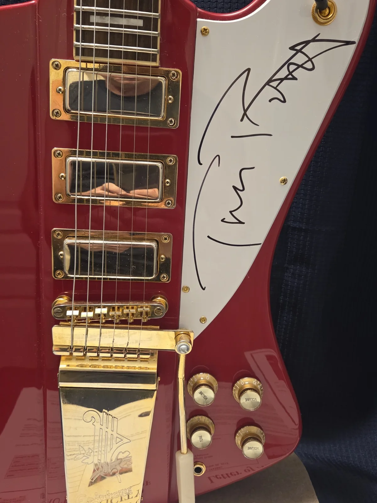Autographed Tom Petty Guitar(MINT)... 3 Full Letter Certs(Beckett/JSA/Epperson), image 5