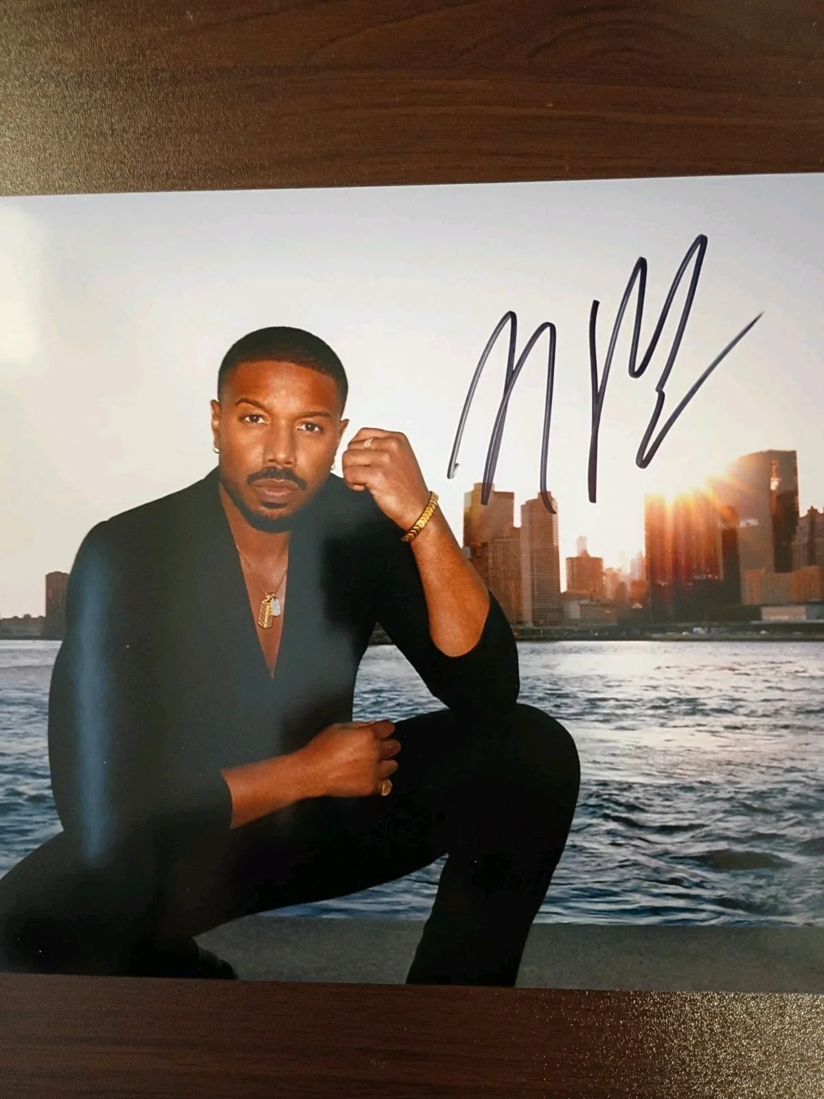 Michael B Jordan — Michael B Jordan Sinners Signed 8x10 COA W/ Matching Numbered Sticker, image 4