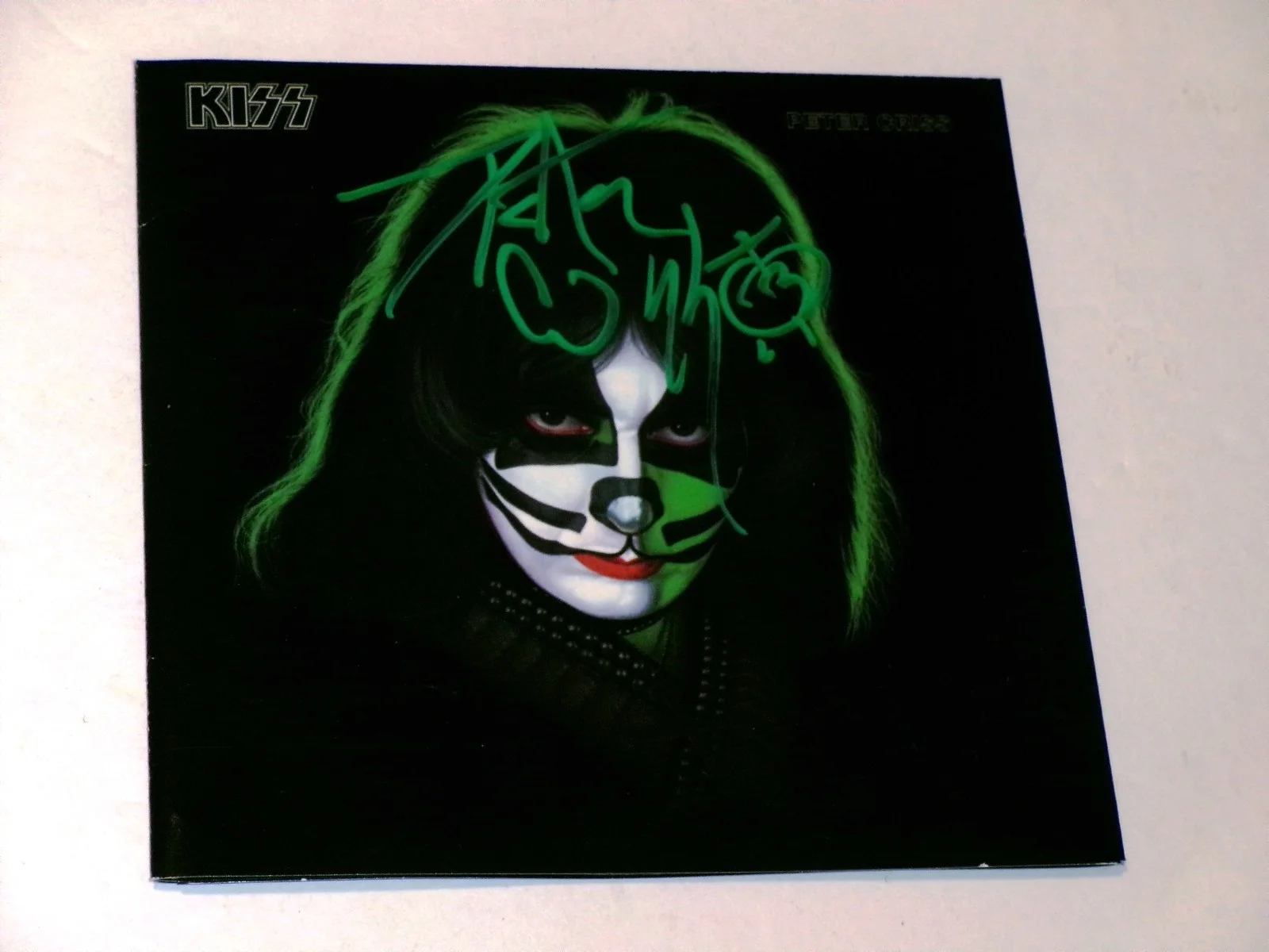 FRAMED Peter Criss Solo Remastered CD SIGNED JSA CERT Ex Kiss Drummer, image 2