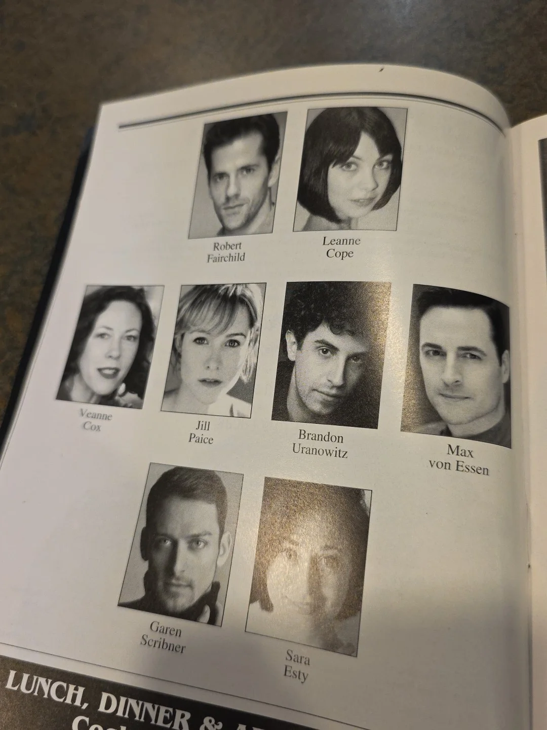 Cast — An American in Paris Playbill - July 2015 with ticket!, изображение 4