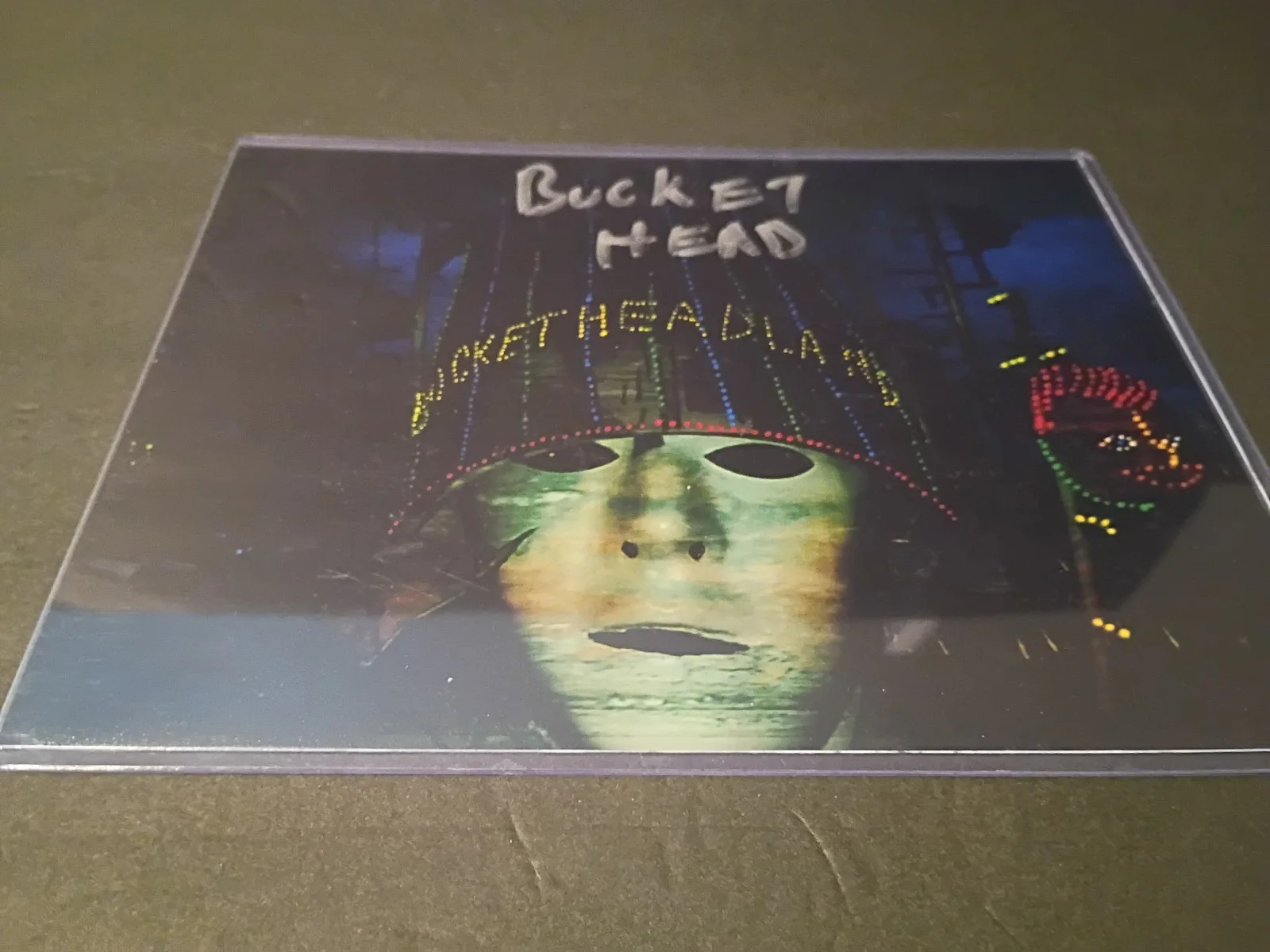 Buckethead hand Signed 8x10 Buckethead land, image 2