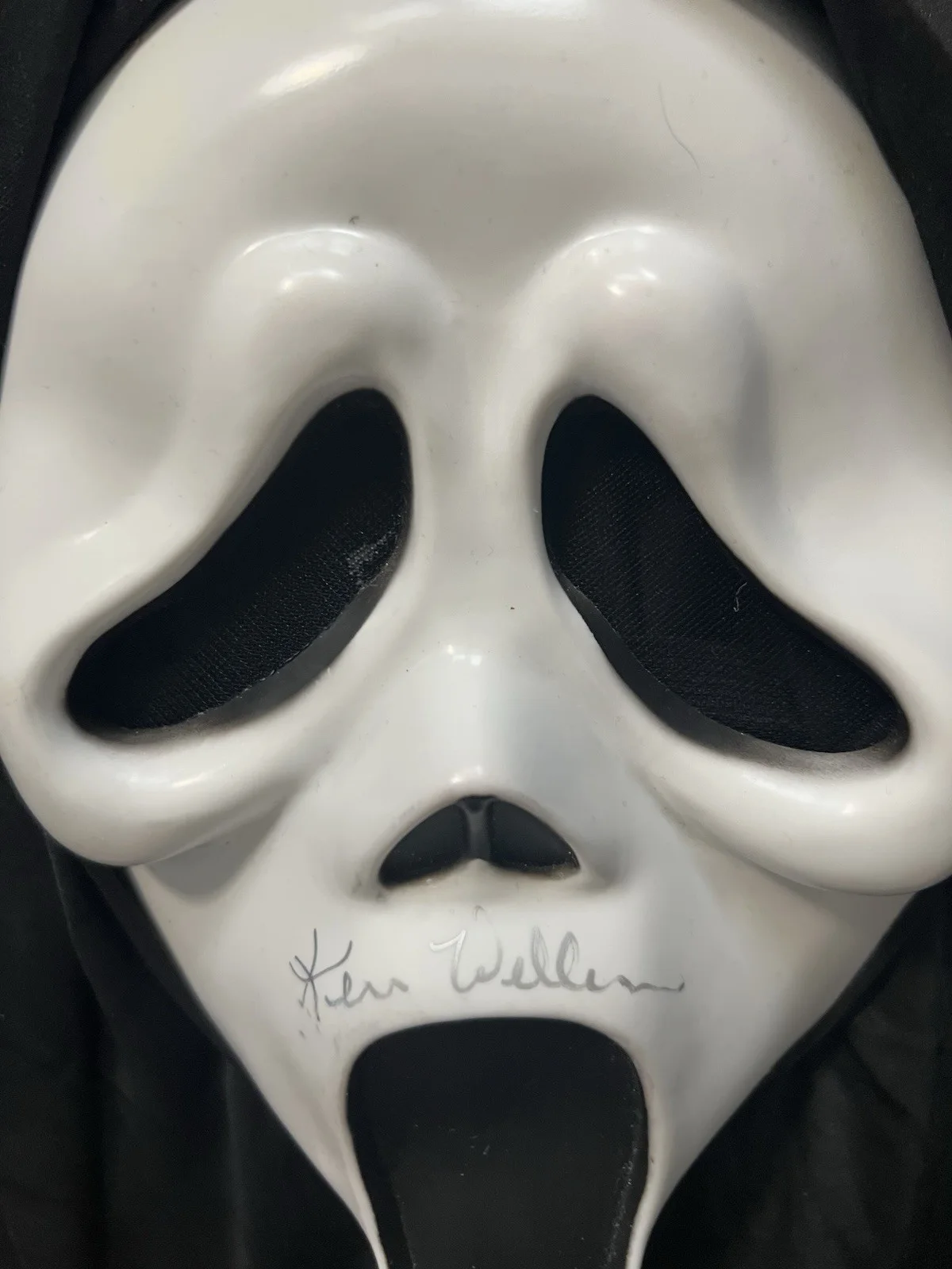 Kevin Williamson Signed Ghostface Scream Mask! Fun World Easter Unlimited, image 2
