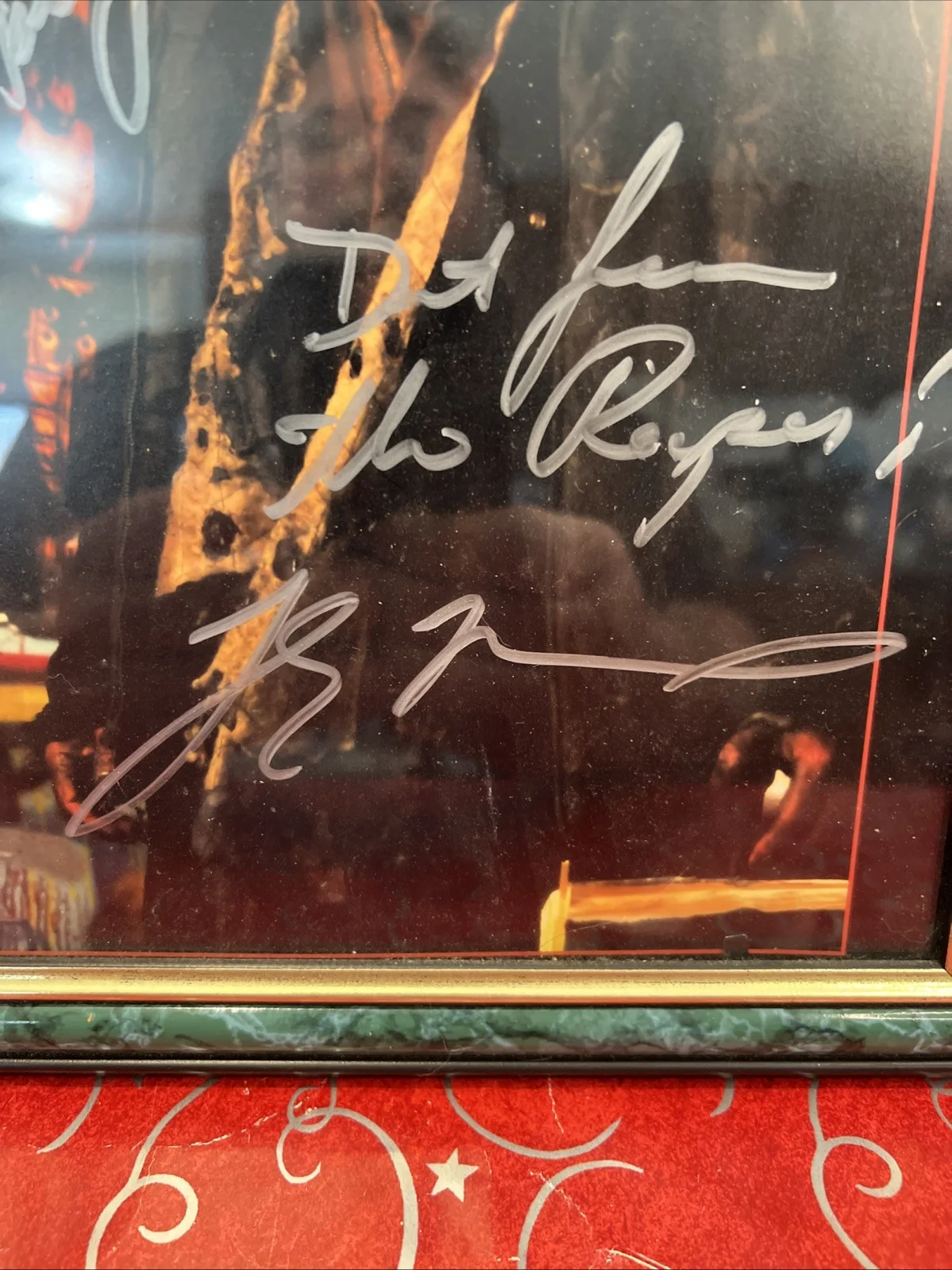 Tyler Mane — TYLER MANE SIGNED HALLOWEEN MICHAEL MYERS 8x10 PHOTO Rob Zombie Alice Cooper, image 2