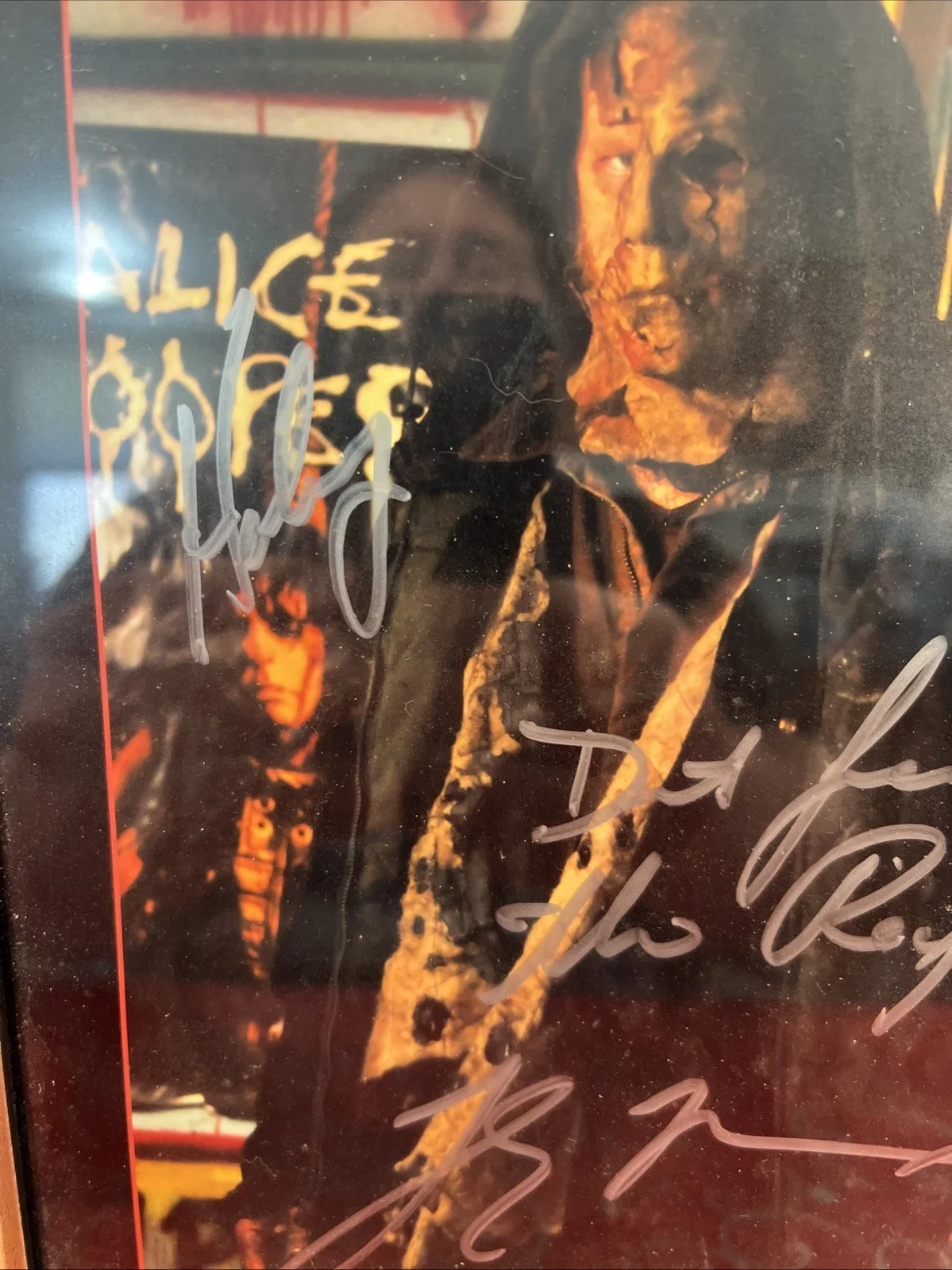 Tyler Mane — TYLER MANE SIGNED HALLOWEEN MICHAEL MYERS 8x10 PHOTO Rob Zombie Alice Cooper, image 3