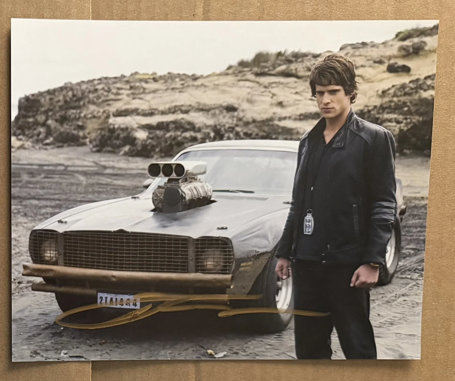 JASON FAUNT — Power Rangers RPM Dan Ewing Signed 8x10 Very Rare PMC 2024